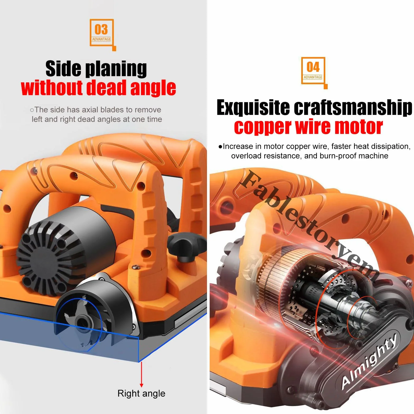 Fresa Elettrica per Intonaco da Parete, 5800W/6800W, Fresa per Ristrutturazione, Fresa a Rulli, 9000giri/Min, Fresatrice per Calcestruzzo, Granito,Intonaco,Vecchie Pitture Ceramiche,6800W