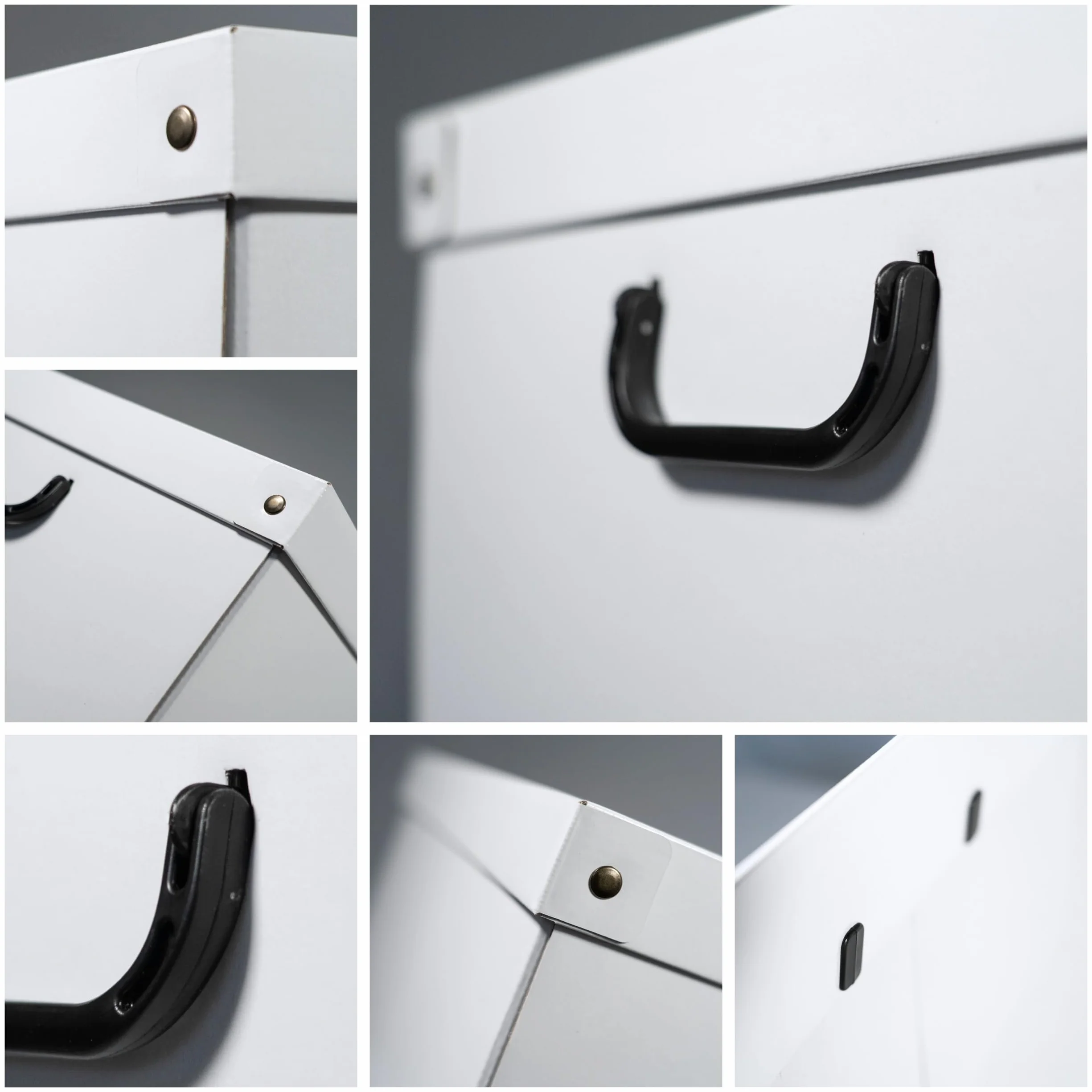 Lavatelli Set 2 pezzi Scatole armadio in cartone organizer vestiti biancheria 49x40xh24 cm
