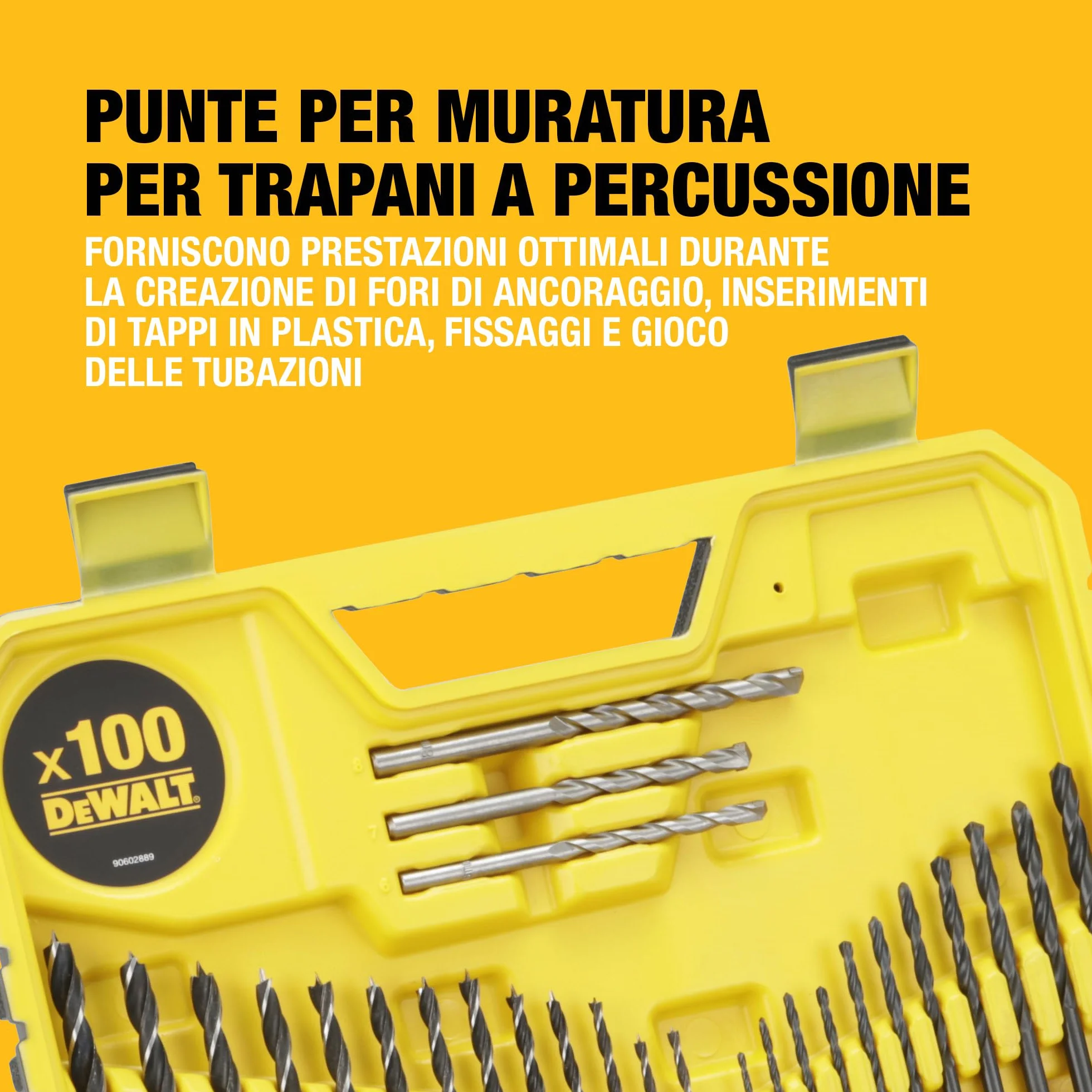 DEWALT- Set di avvitatori misti(100 pz.), DT71563-QZ