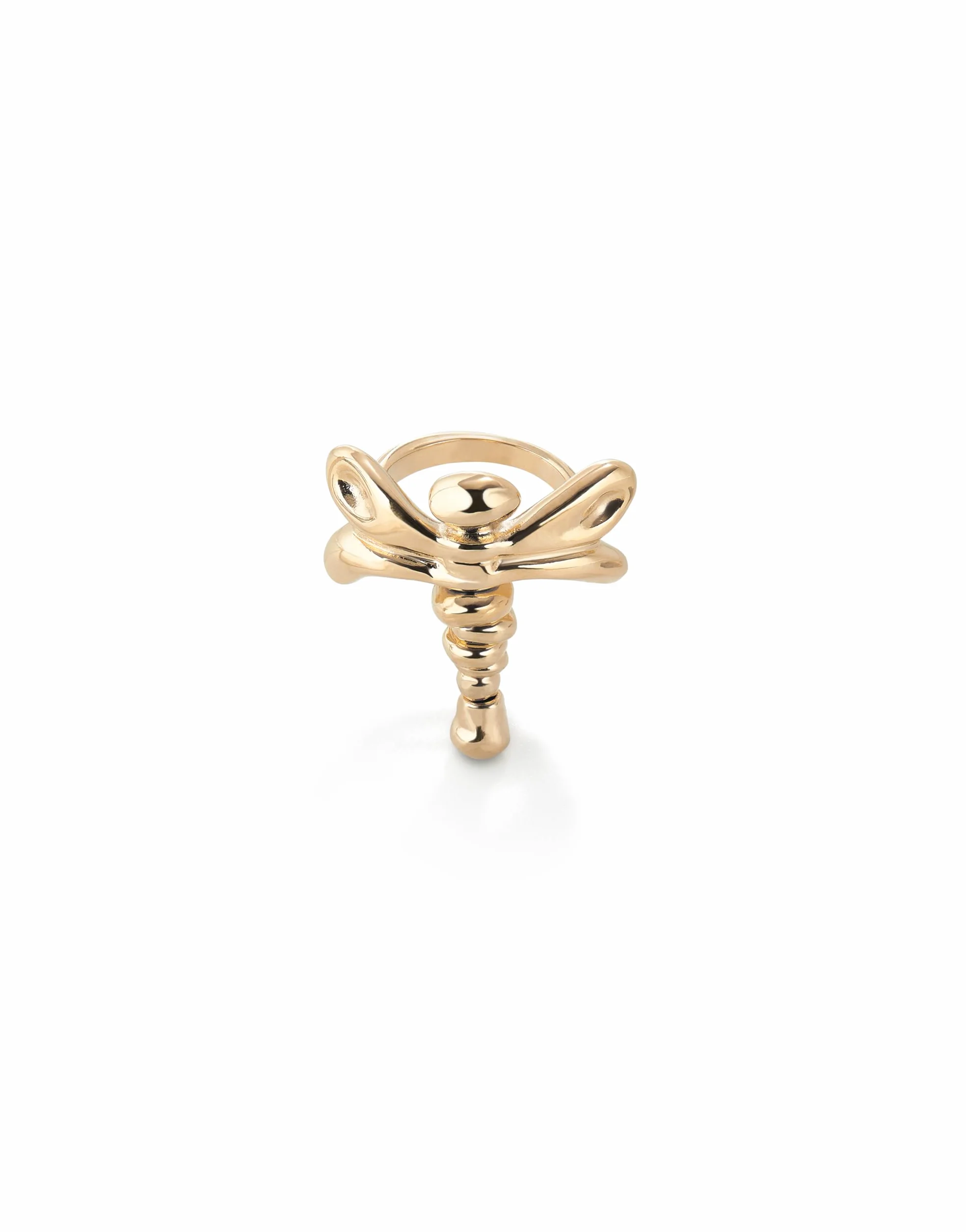 Uno de 57 Anello libellulare placcato oro 18k, Oro giallo, Nessuna pietra preziosa