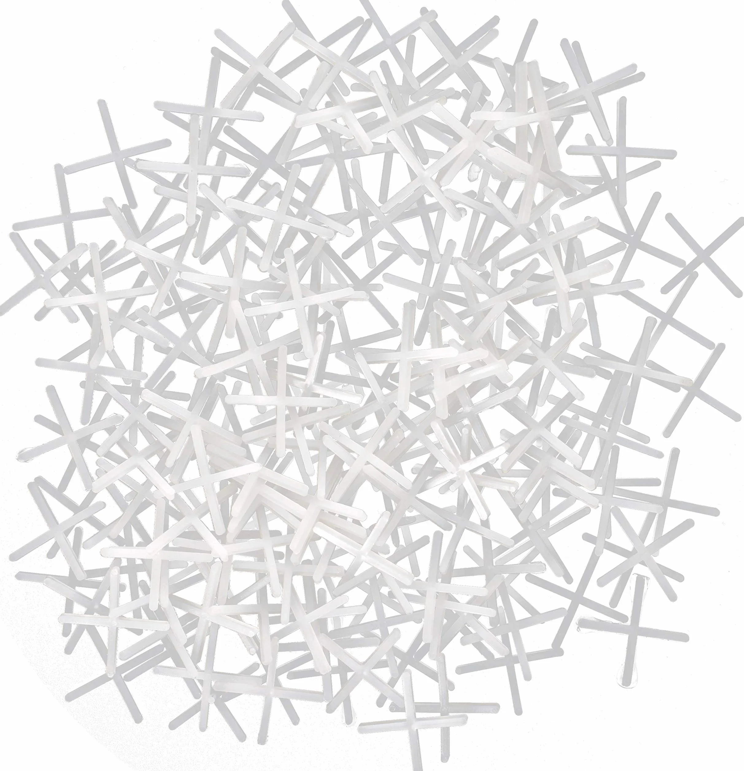 INTOX - Croci per piastrelle, 1,5 mm, 200 pezzi, colore: Bianco