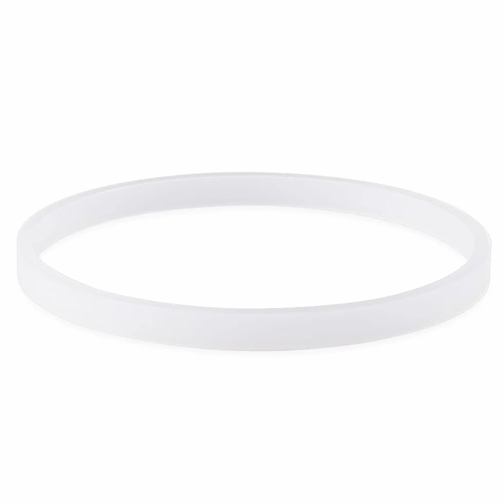 Anelli in plastica bianco per acchiappasogni Ø interno 7,7 cm Ø esterno 8,2 cm 6 mm 10 pezzi