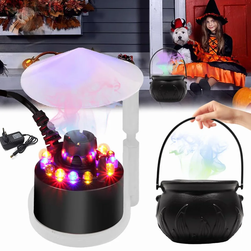 Nebulizzatore Ad Ultrasuoni con Paraspruzzi Rimovibile per Acquario Laghetto