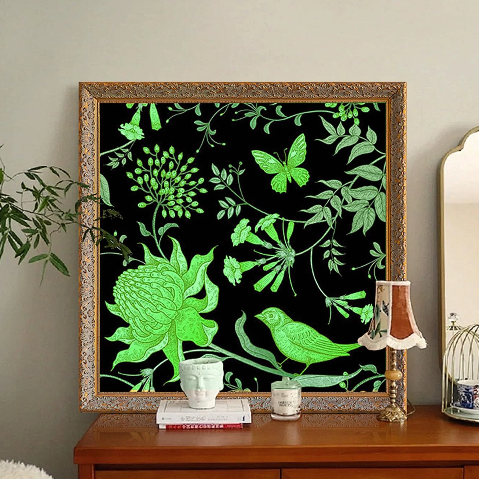Foglia d'oro(200Foglia verde smeraldo