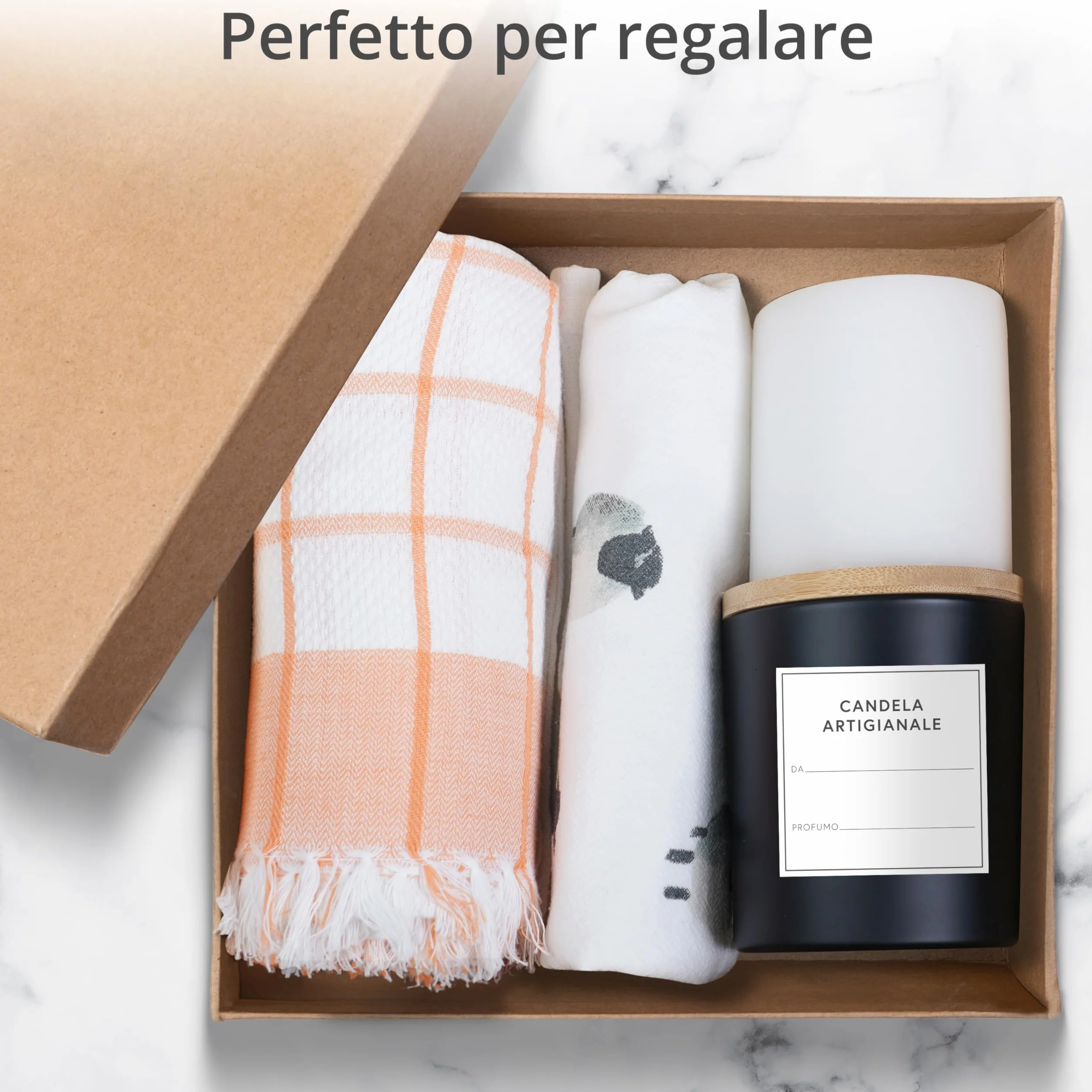 Winter Shore 270ml Barattoli per Candele [Pacco da 12] - Contenitori per Candele Vuoti Smerigliati Neri con Coperchi in Bambù, 15 Etichette Stampate e 15 in Bianco, Penna -Lavabili in Lavastoviglie