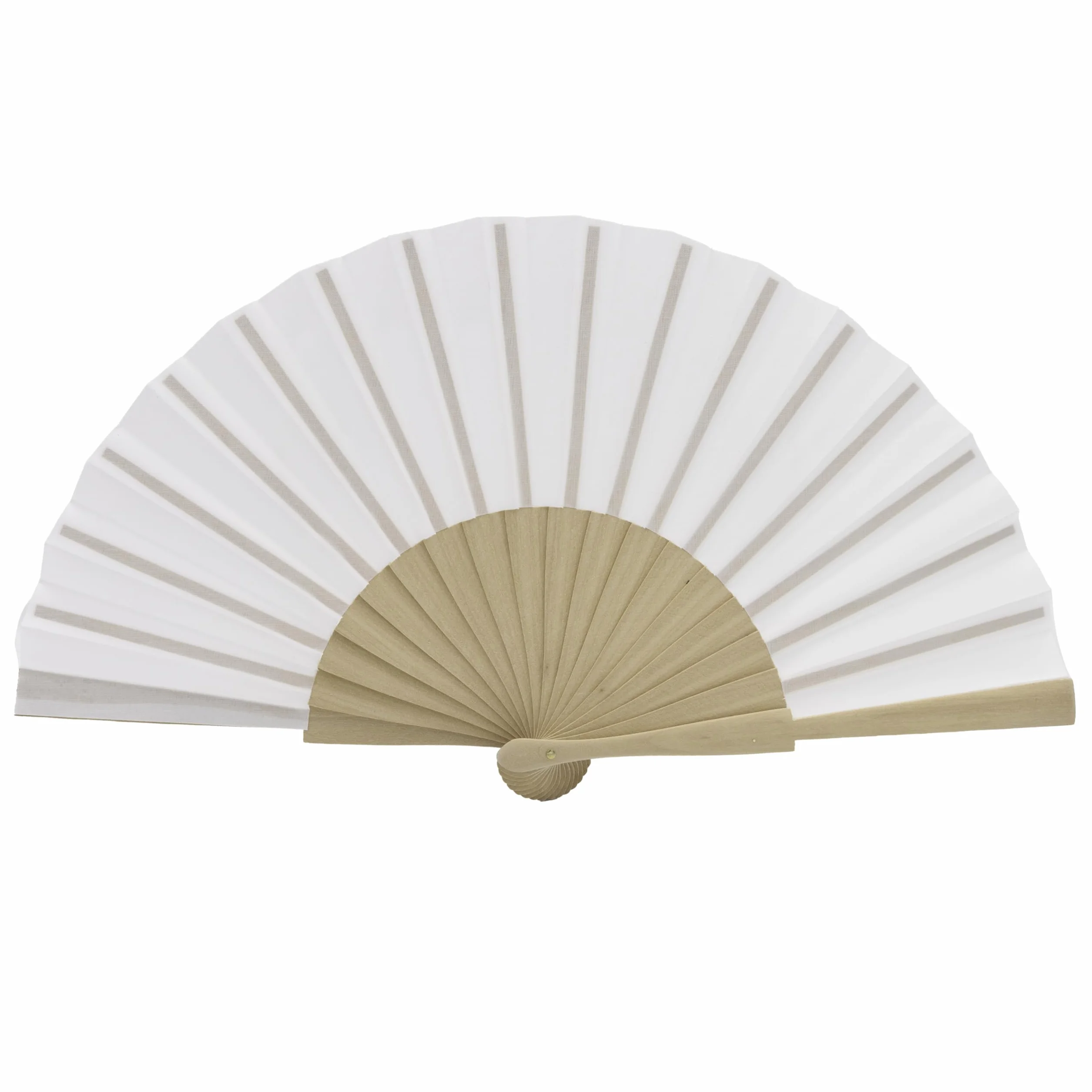 Ventaglio Legno Pieghevole Bianco Matrimonio Personalizzato Giapponese Resistente Gadget Cerimonia