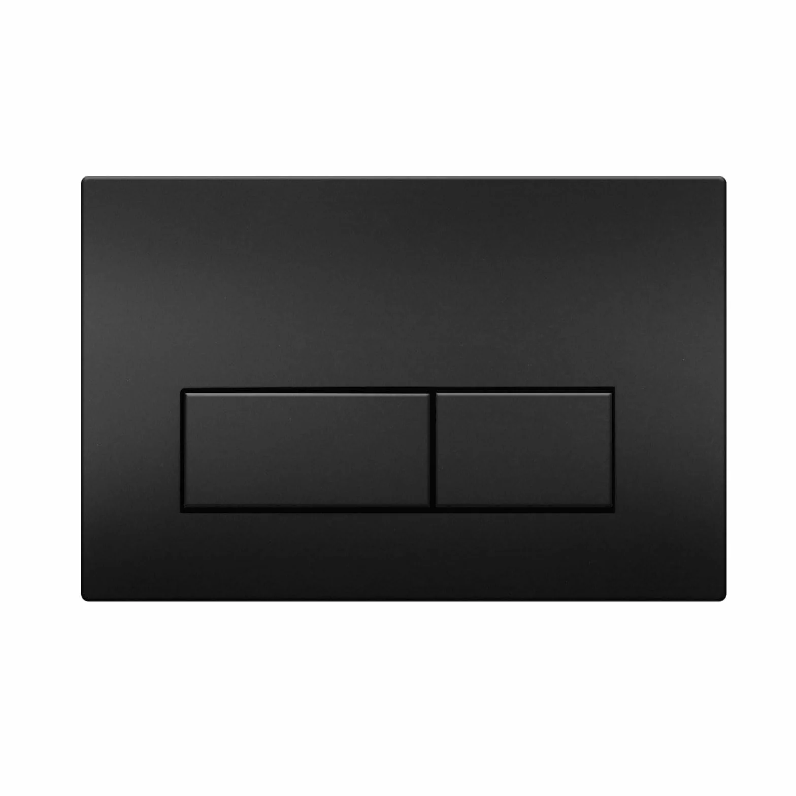 Placca di Comando WC, Compatibile con Geberit Sigma, UP300 e UP320, Piastra Doppio Scarico, Dimensioni 246×164 mm, Completa di Set di Leve di Scarico e Telaio di Montaggio,Opaco(Nero).