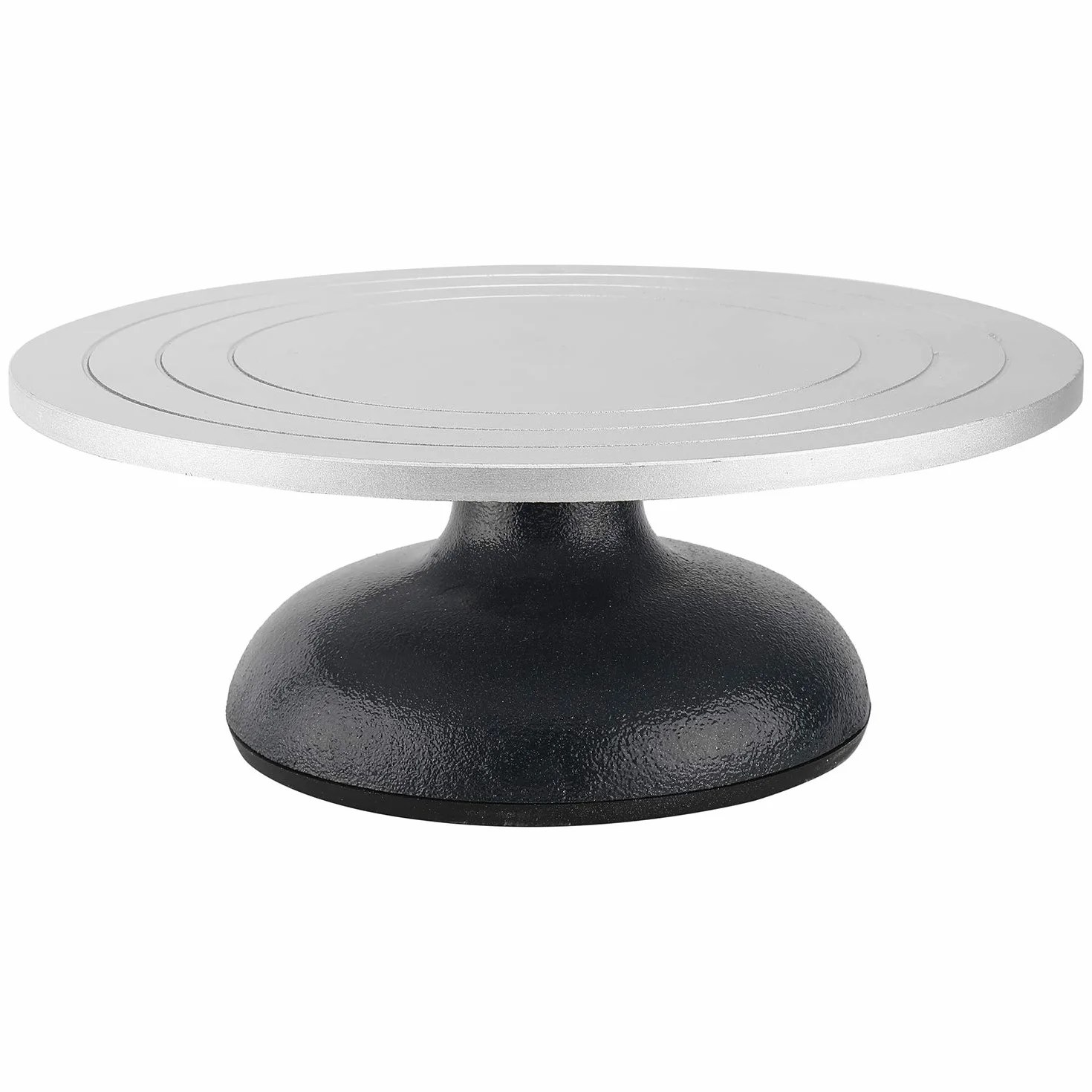 Homtone Piastra in argilla per impieghi gravosi da 30 cm di diametro, ruota per scultura Piattaforma girevole per scultore interamente in metallo con cuscinetti a sfera (12"/30 cm)