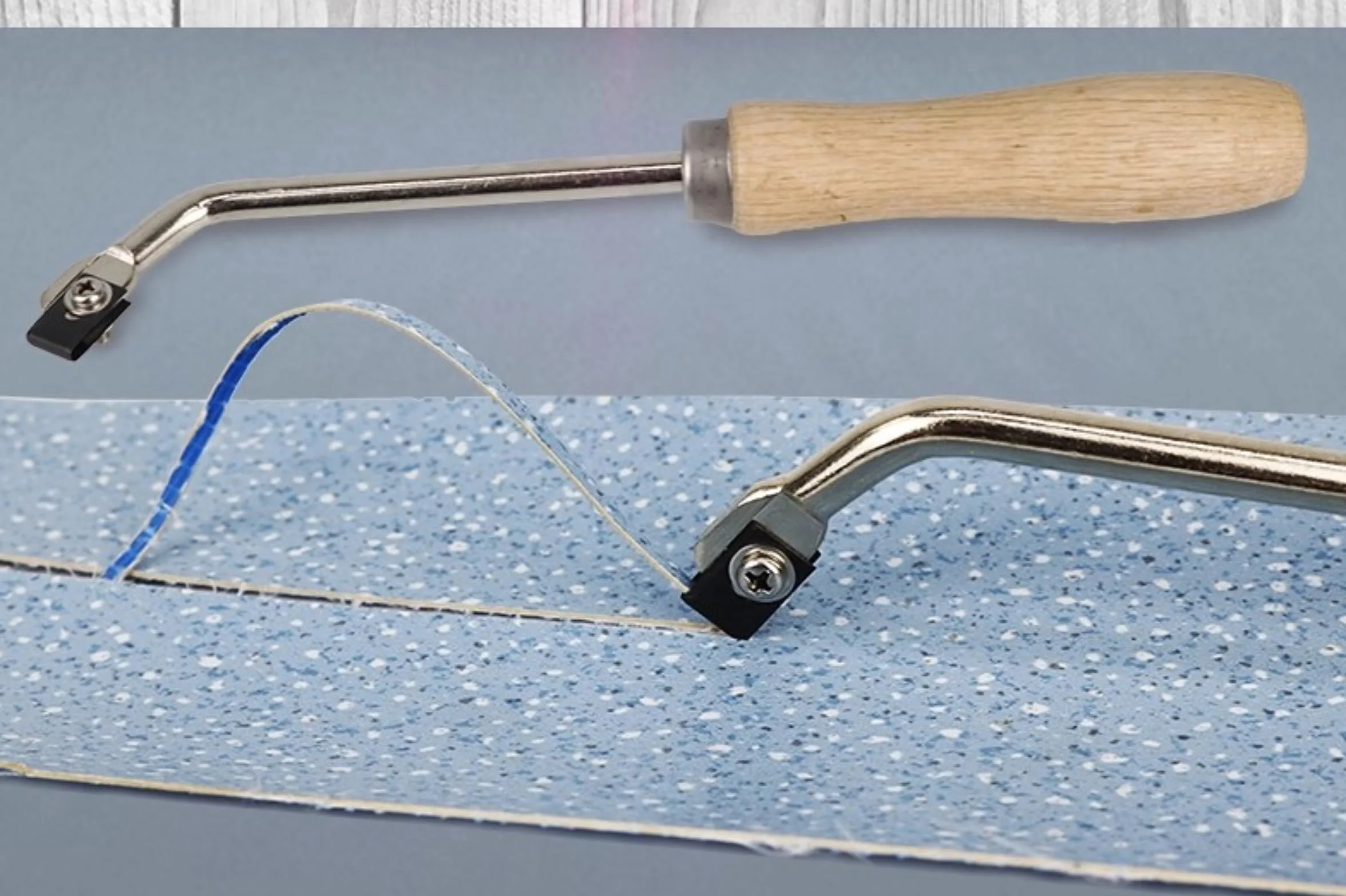 Sgorbia per scanalatura per saldatura a pavimento in PVC, Coltello per scanalatura per saldatura a pavimento in vinile Coltello per scanalatura in acciaio per pavimento in plastica in PVC