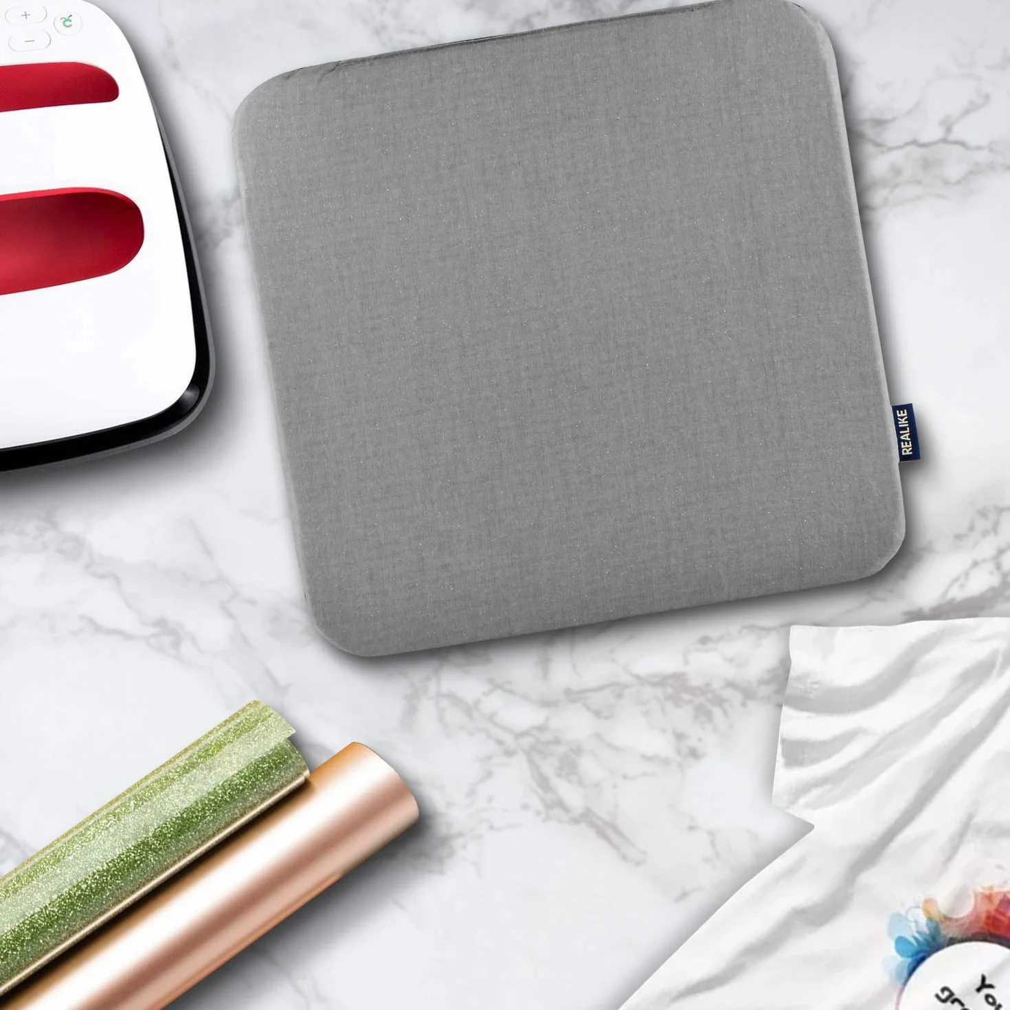 REALIKE Tappetino protettivo resistente al calore per Cricut Easy Press 30,5x30,5cm (12x12")