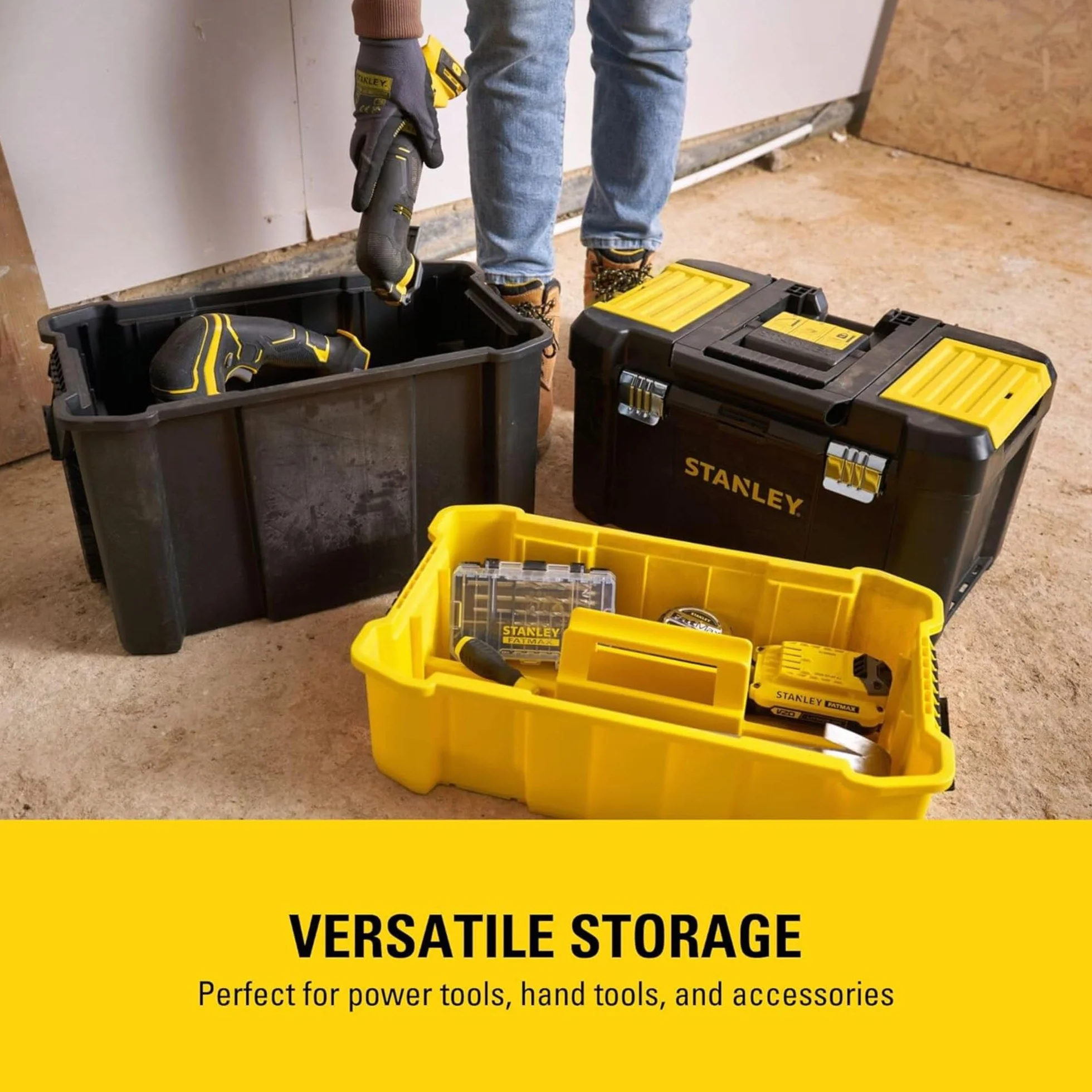 STANLEY Essential Rolling Workshop Toolbox 3-in-1 STST1-80151