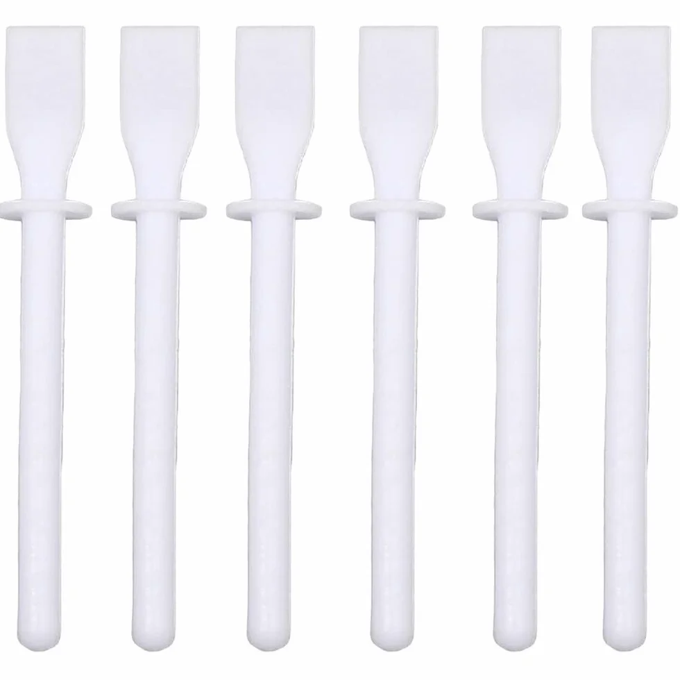 Confezione da 6 spatole per colla, in polipropilene, applicatori per pittura, per fai da te, artigianato in pelle
