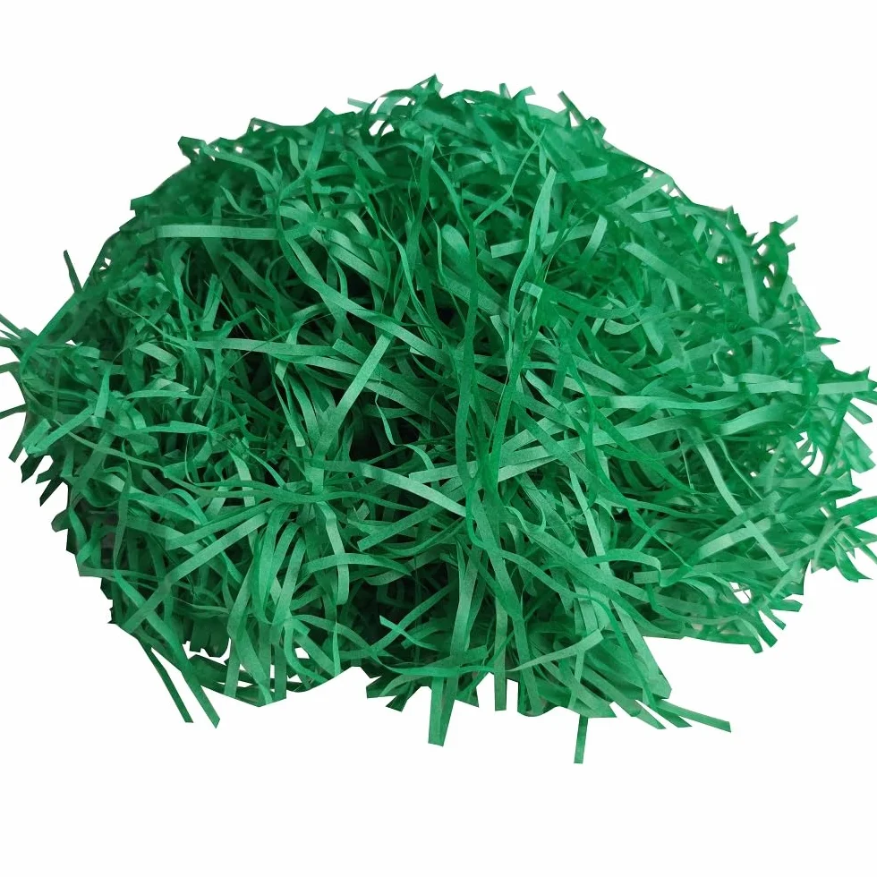 Carta velina verde triturata da 200 g per scatole regalo e cesti, accessori per confezioni regalo, riempimento cesti, riempitivo per confezioni regalo