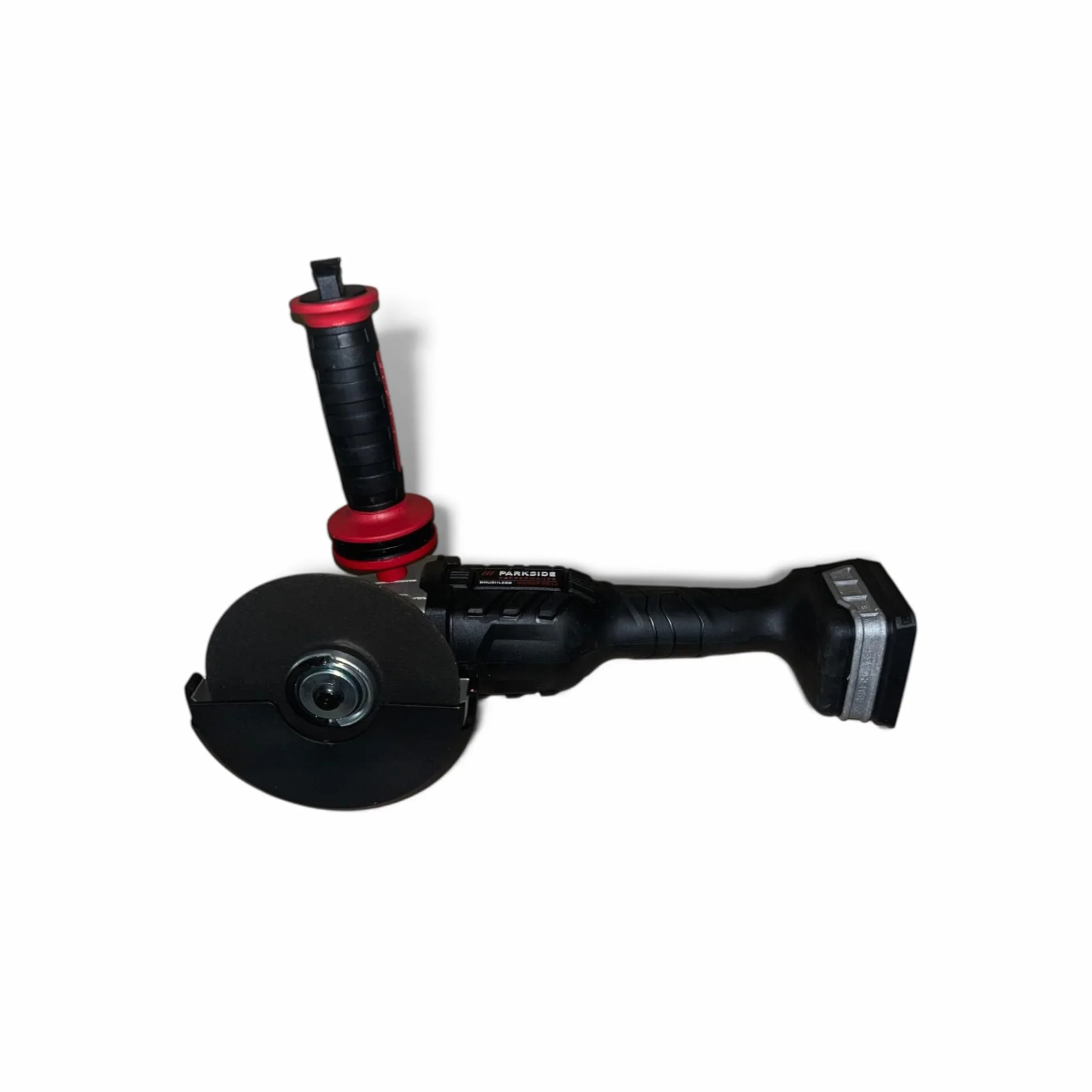 Parkside - Smerigliatrice angolare senza fili, Parkside Performance X20V PWSAP 20, senza spazzole/brushless, senza batteria, senza caricabatterie, con valigetta per il trasporto