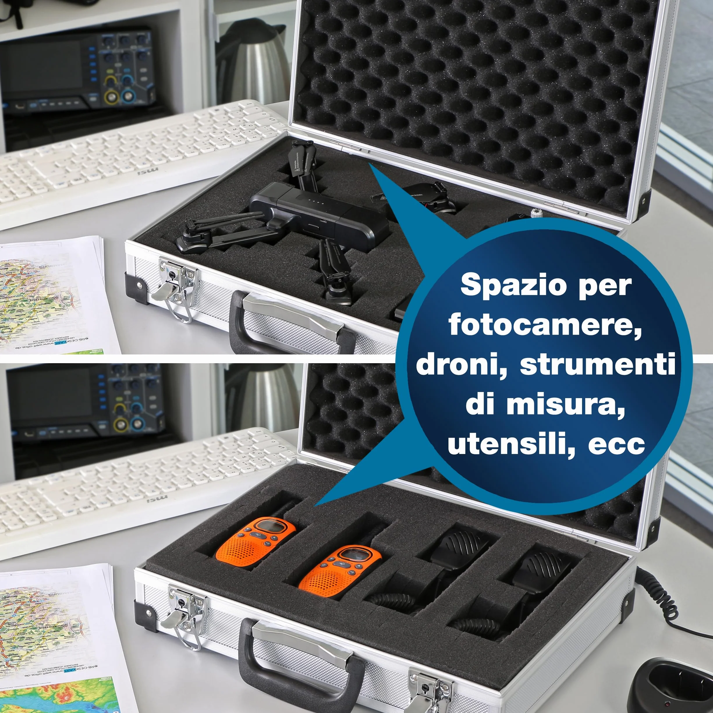 Peaktech 7265, Custodia Universale per Strumenti di Misura, 1, 390 x 280 x 100 mm