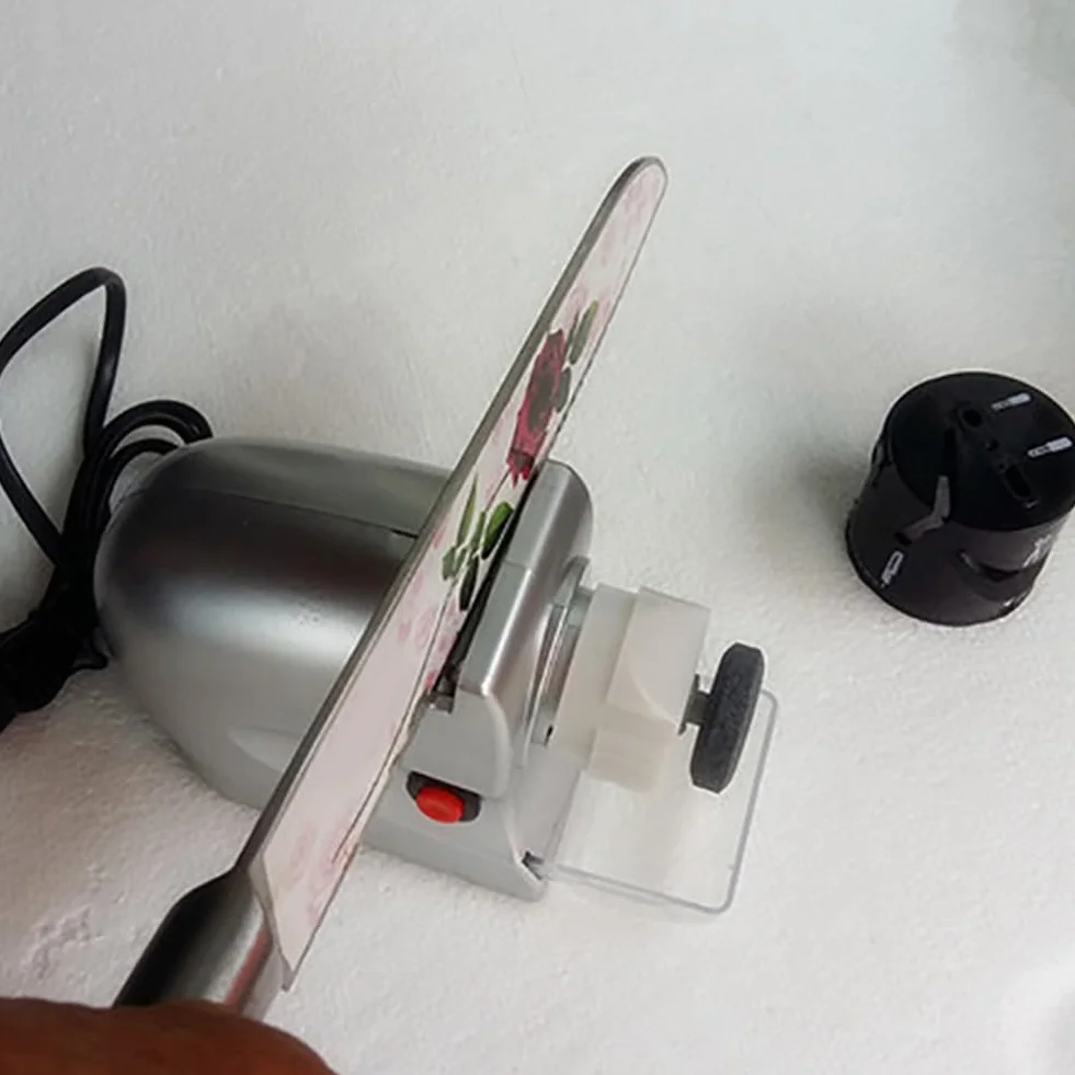 Affilacoltelli elettrici, motorizzato automatico, strumento di affilatura, coltelli professionali che affilano multifunzione. Spina europea