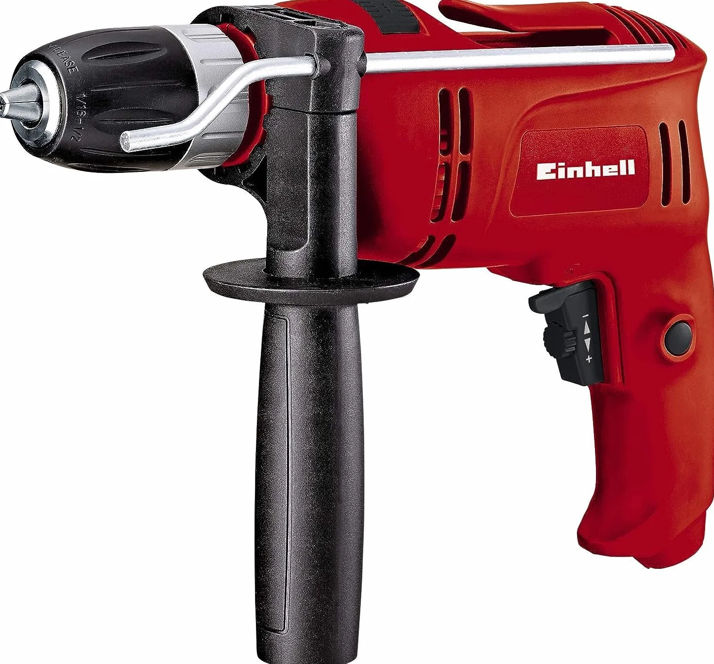 Einhell Trapano a Percussione, Rosso, 1/2 pollice