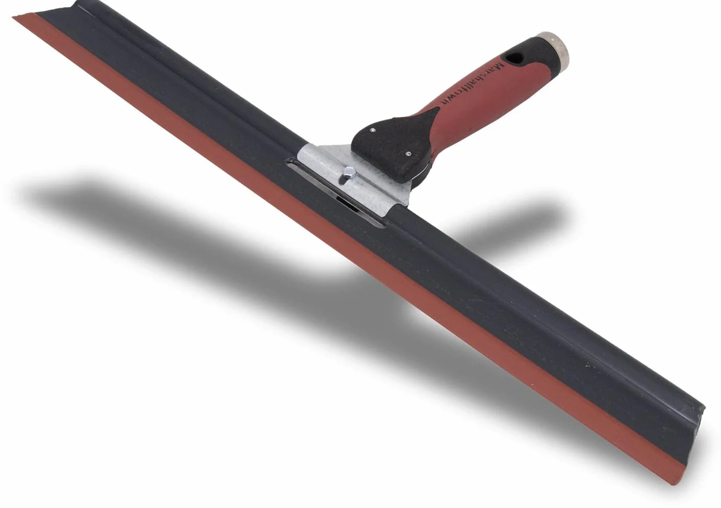 Marshalltown AKD18 Spazzola tergicristallo Angolo di inclinazione Regolabile, con Gomma Flessibile, Larghezza della spatola: 457 mm, Nero/Rosso