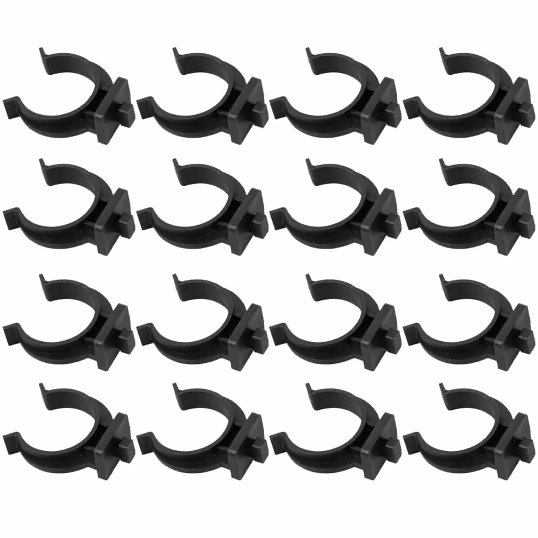 16 Pezzi Set di Ganci Universali per Zoccolo Cucina, Gancetti per Battiscopa e Clip di Fissaggio, per Mobili da Cucina, Cabine e Mobiletti