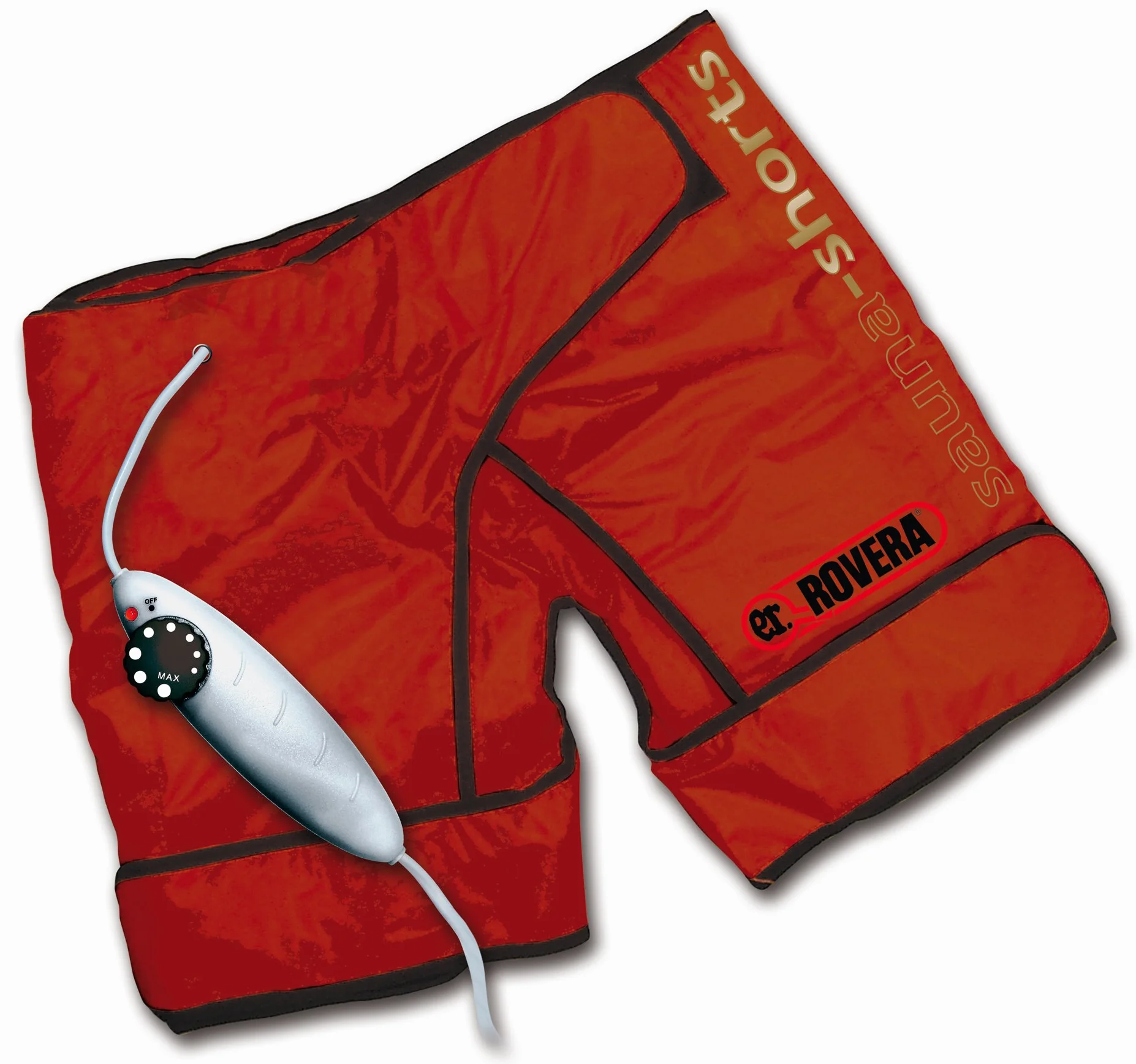 Rovera Sauna Shorts Pantaloncini Effetto Sauna Elettrici, rosso