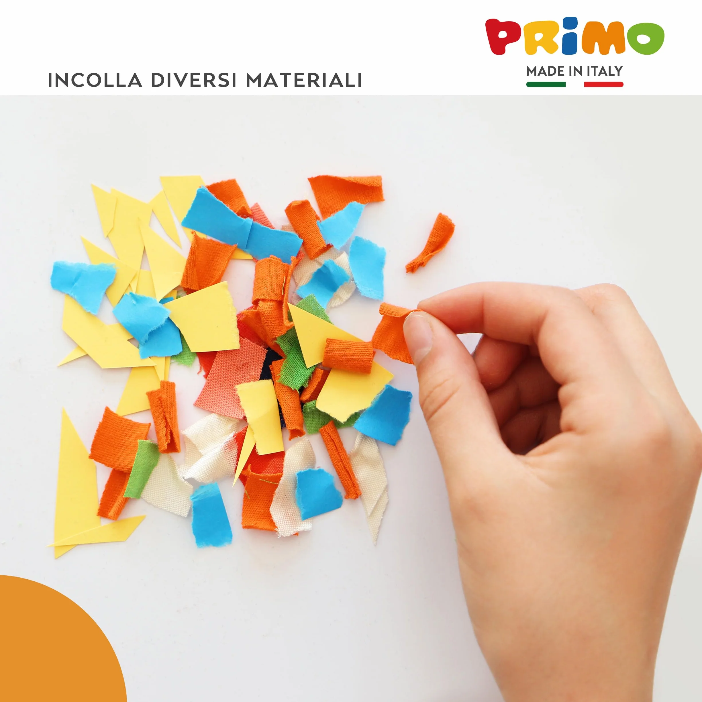 PRIMO - Colla Vinilica Fissante, Bottiglia 1kg con Tappo Dosatore Ideale come Colla per Tessuti Carta Legno Altro, Prodotto Cartoleria e Cose per la Scuola per Incollare Lavoretti Creativi e Decoupage