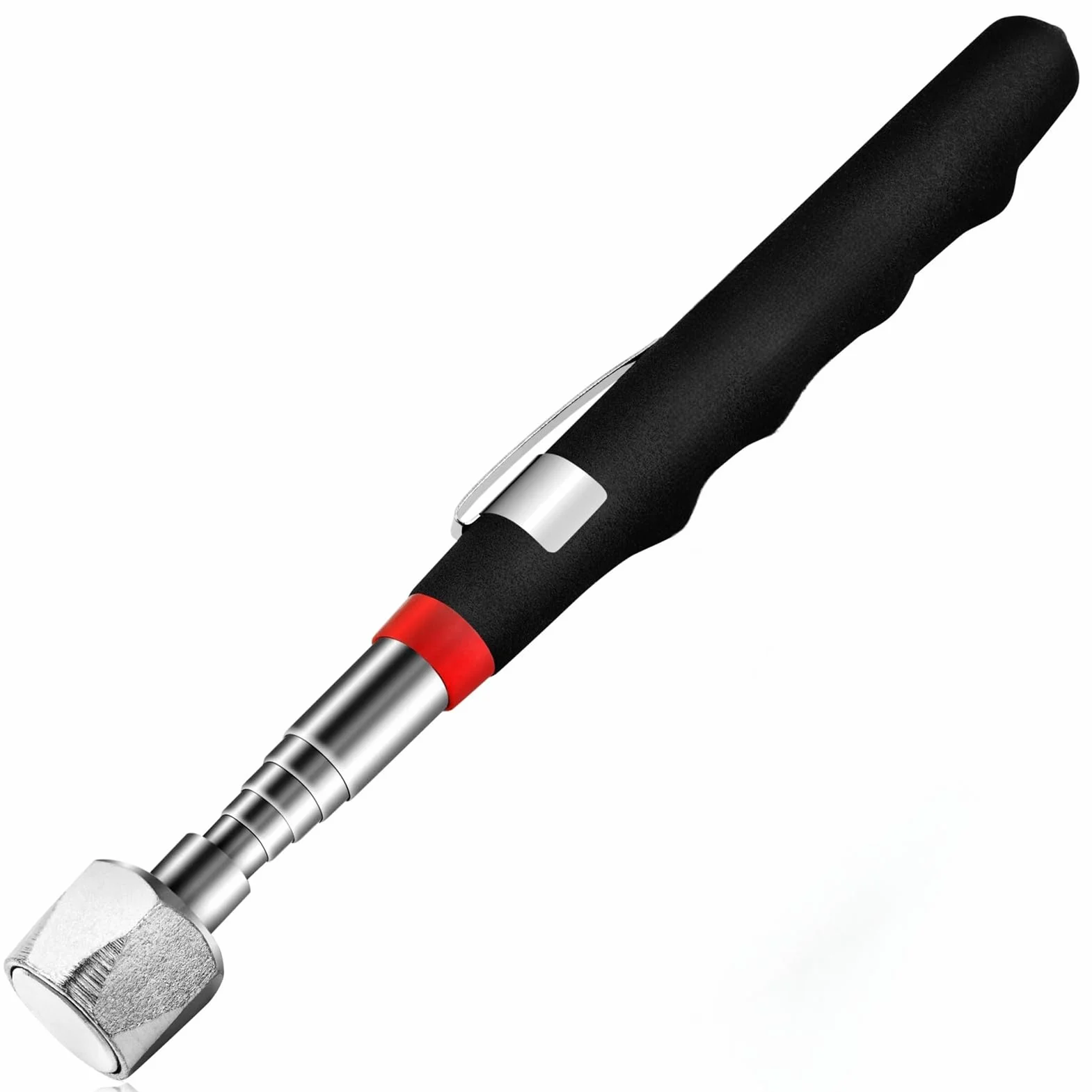 1pezzi Strumento Magnetico per Pickup,Asta Telescopica Magnetica Portatile, Estensibile 19-78.5cm, per recupero di Piccole Pezzi,Oggetti Metallici(16 lb)
