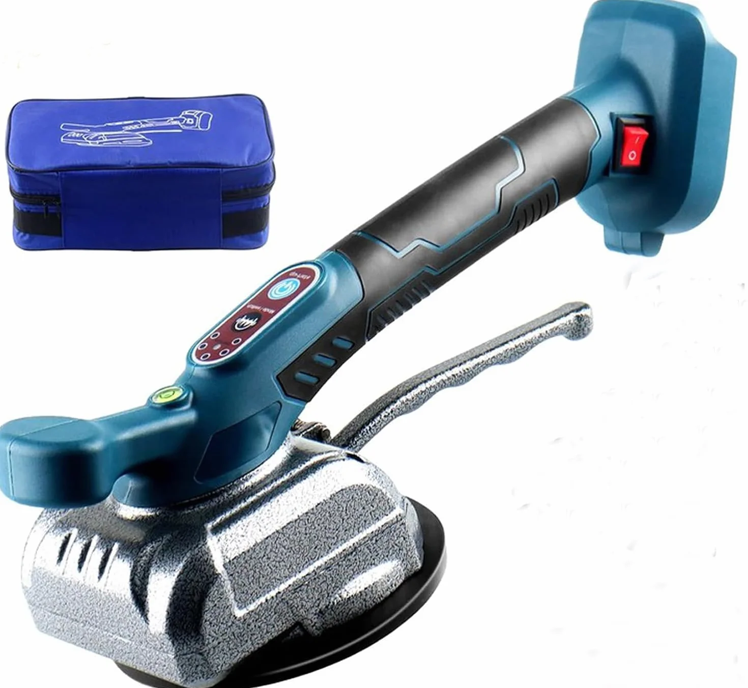 Vibratori per Piastrelle a Batteria,Vibratore per Piastrelle compatibile con batterie Makita da 18V,Macchina Elettrica per Piastrelle Portata Massima 100kg per la posa di piastrelle
