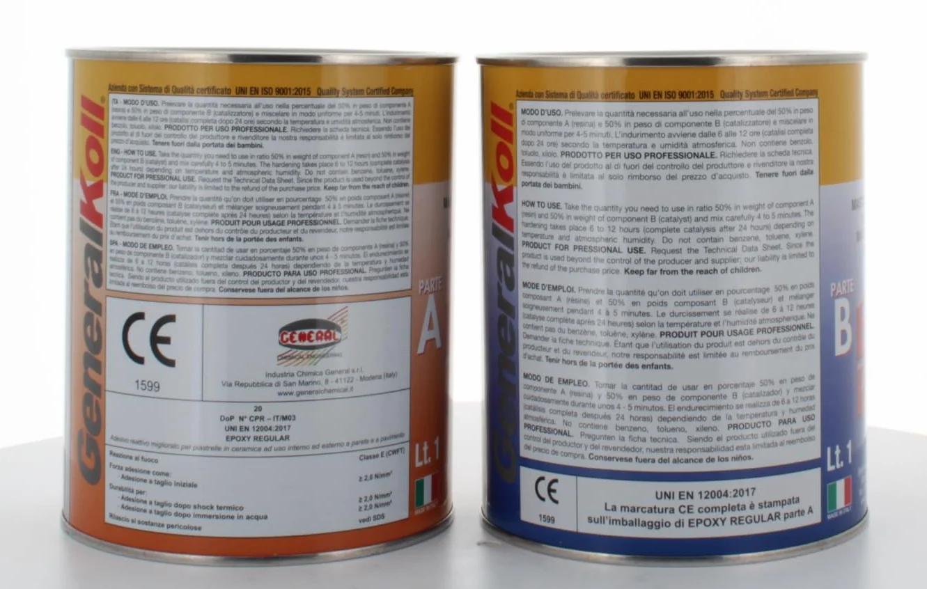 Mastice stucco epossidico extra forte per marmo granito cemento
