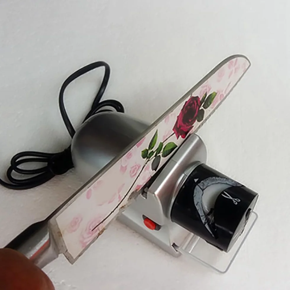 Affilacoltelli elettrici, motorizzato automatico, strumento di affilatura, coltelli professionali che affilano multifunzione. Spina europea