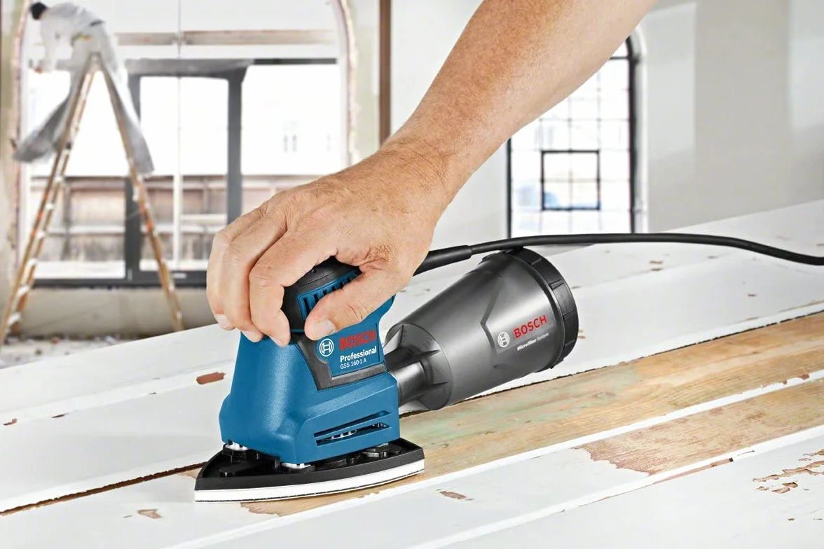Bosch Professional Levigatrice Orbitale GSS 160-1 A Multi 180W Ø1,6mm L-BOXX