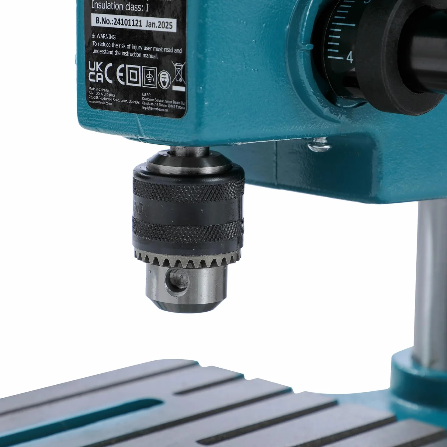 KATSU 100W Mini Trapano a Colonna Supporto per Banco da Lavoro con Interruttore Elettronico a Velocità Variabile e Mandrino da 6 mm per Legno, Metallo e Plastica