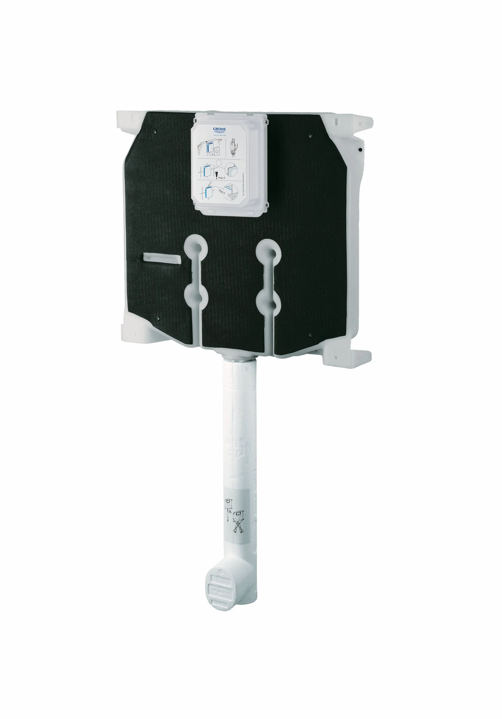 GROHE Cassetta di Scarico Ad Incasso per WC, spessore 80 mm, bassa rumorosità