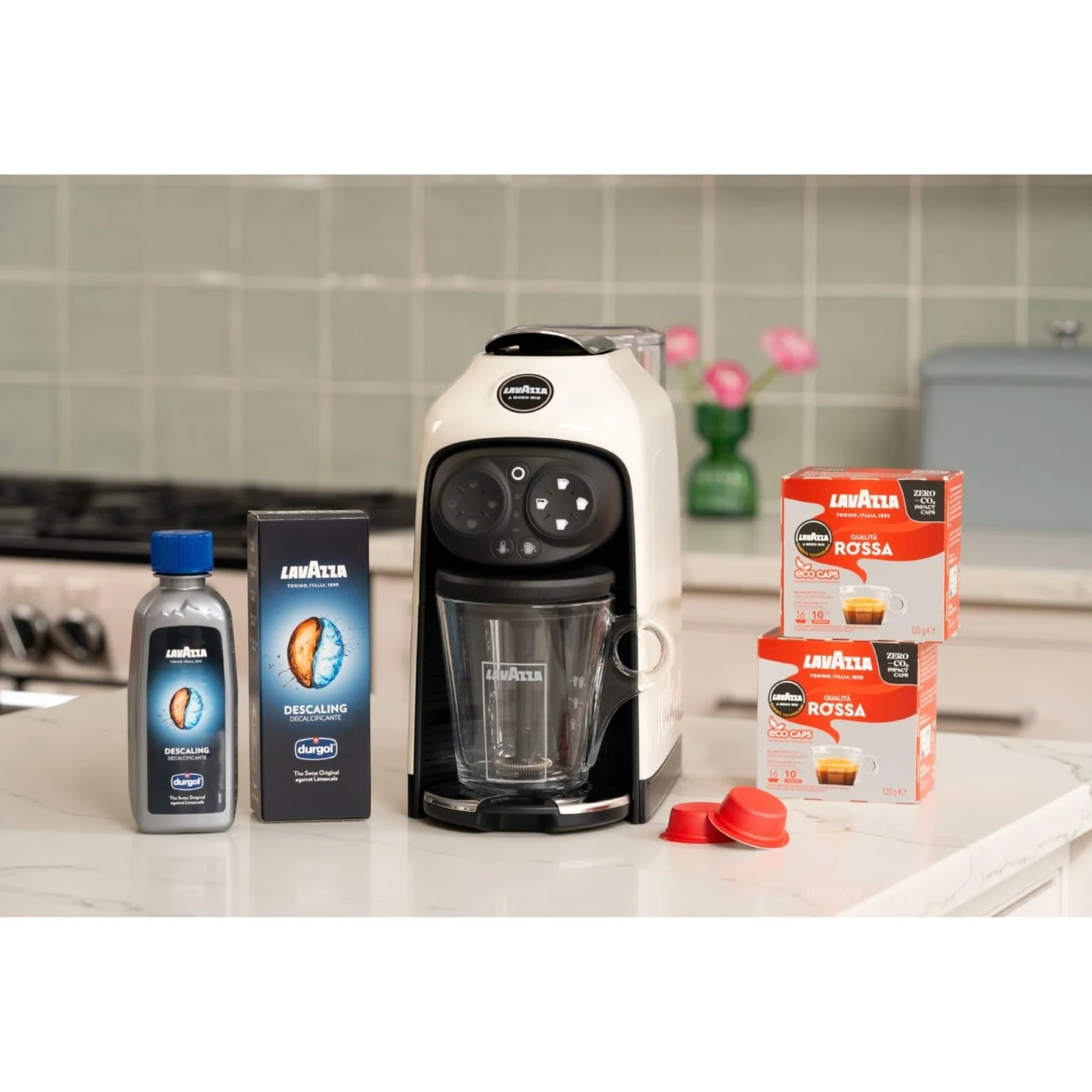 Lavazza A Modo Mio Liquido Decalcificante Per Macchine Caffè, 250 ml, Nero