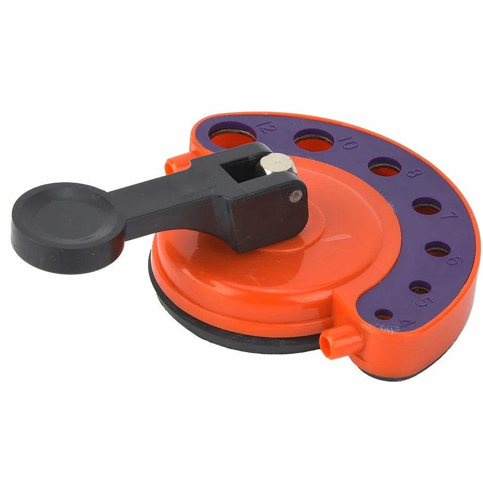 Punta per Trapano Diamantato Guida per Aperture in Vetro Localizzatore Regolabile per Apertura del Foro per Piastrelle in Ceramica Set di Dispositivi per per con Base a Vuoto
