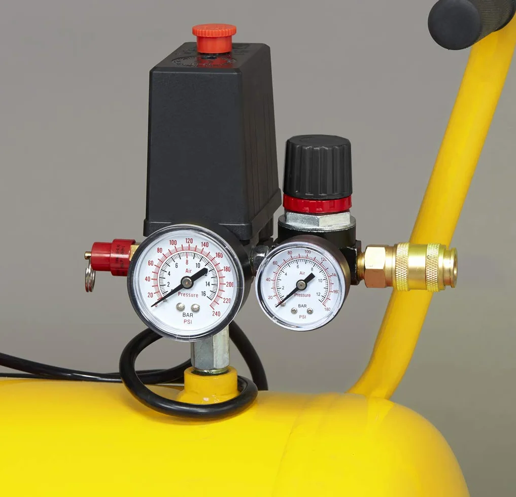 STANLEY D211/8/24 Compressore 24 Litri 2Hp, 230 V, Giallo, 24 Kg