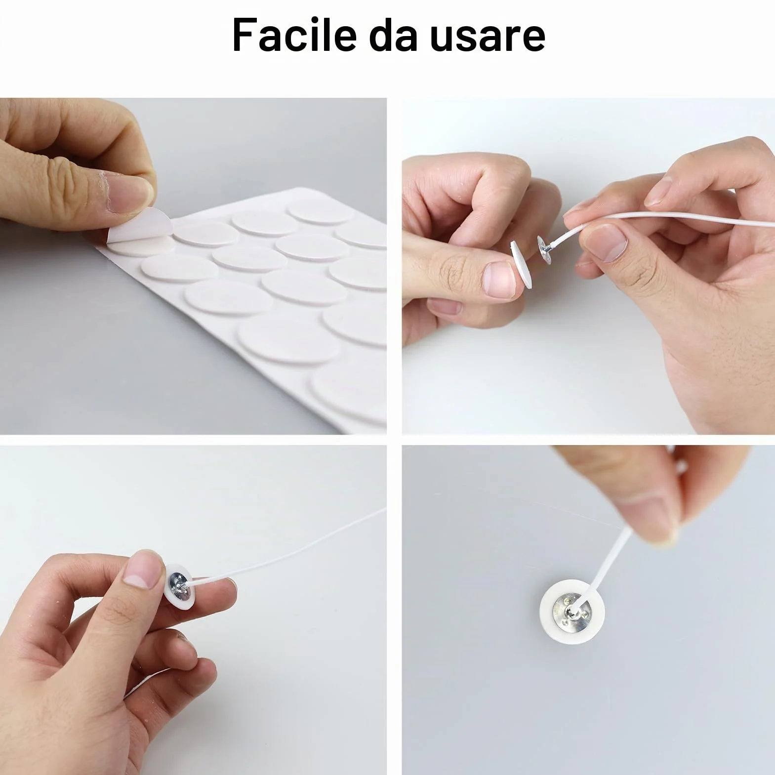 50 stoppine per candele da 10 cm, Cotton Candle Wick per la produzione di candele, fai da te