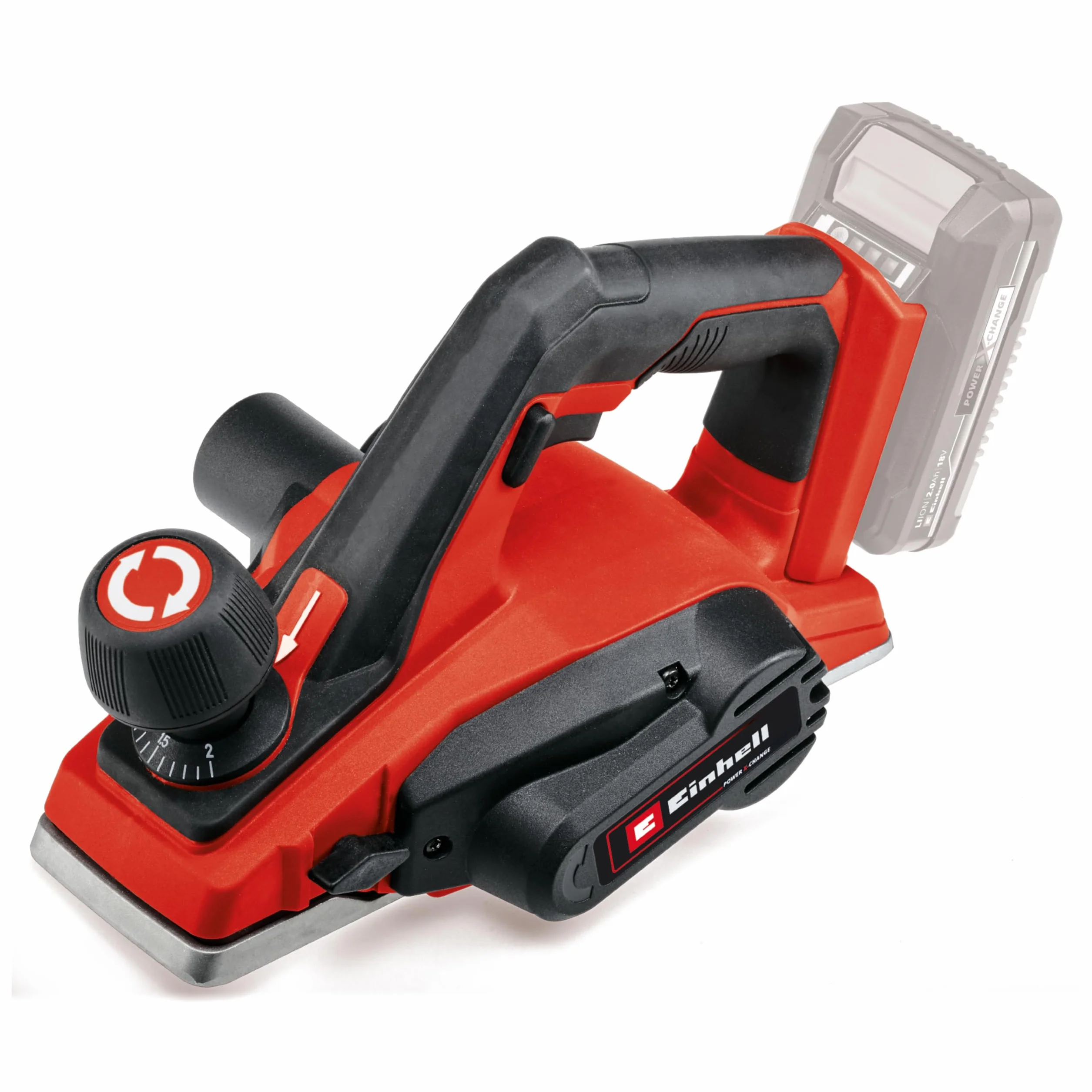 Einhell TE-PL 18/82 Li - Solo Pialletto a batteria Power X-Change (18 V, largh. Pialla 82 mm, profondità asportazione 2 mm, prof. Battuta 8 mm, senza batteria e caricabatteria)