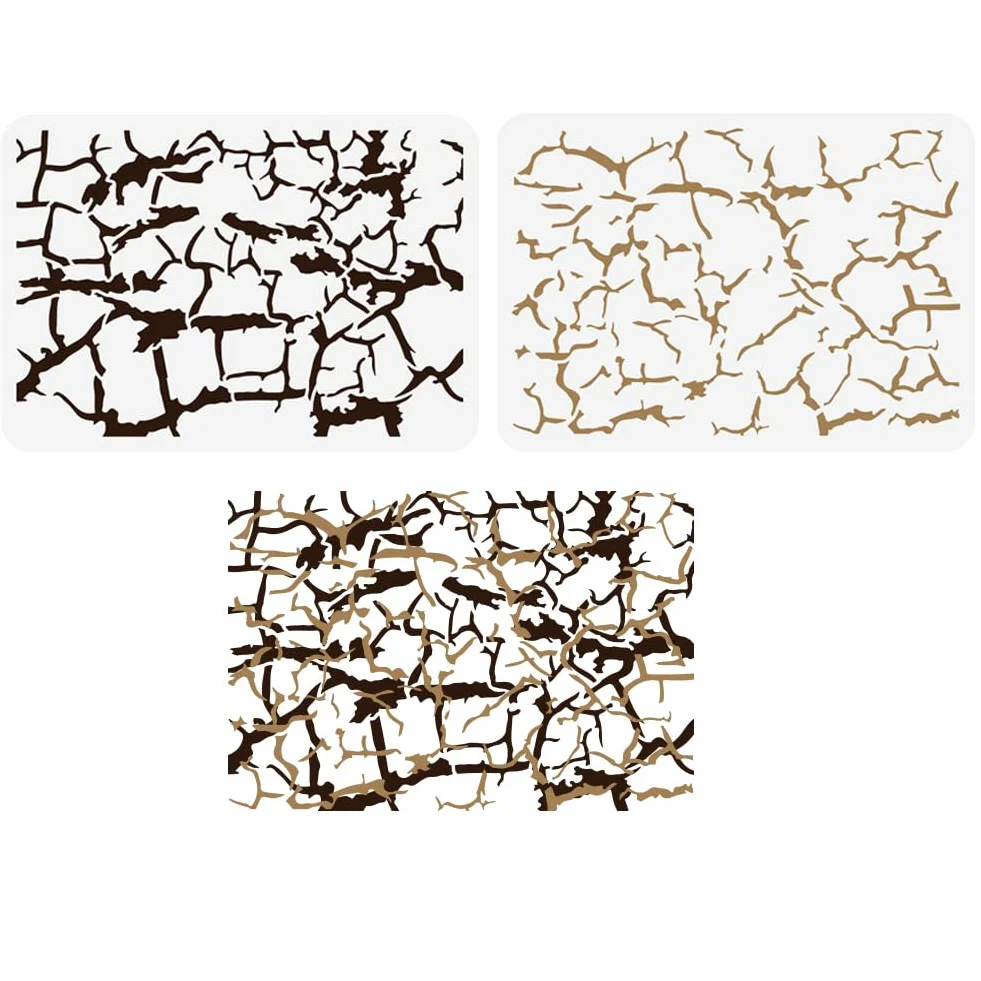 FINGERINSPIRE stencil per crepe 21 x 29,7 cm riutilizzabili decorazione fai da te legno pareti tessuto carta mobili