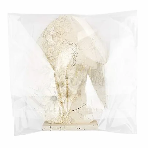 Ideen mit Herz 100 buste di cellophane autoadesive con chiusura a scatto, sacchetti di plastica, sacchetti di cellophane (40 x 25 cm)