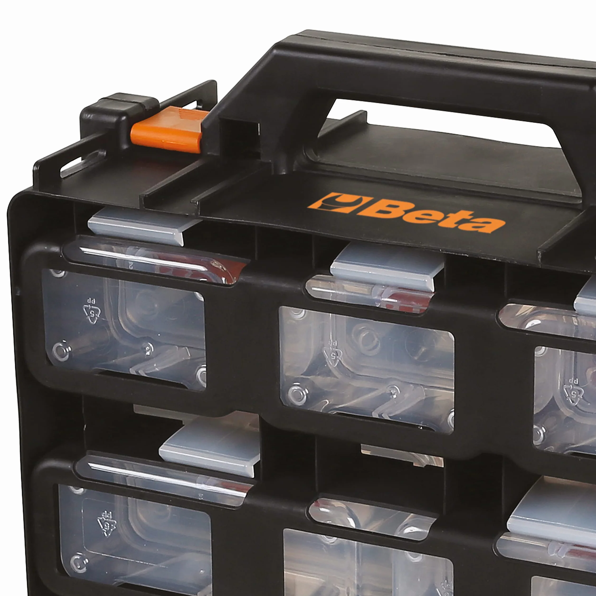 BETA Valigia Organizer 12 Vaschette Asportabili Trasparenti per Minuteria, Compatta 300x145x330 mm 2080/V12