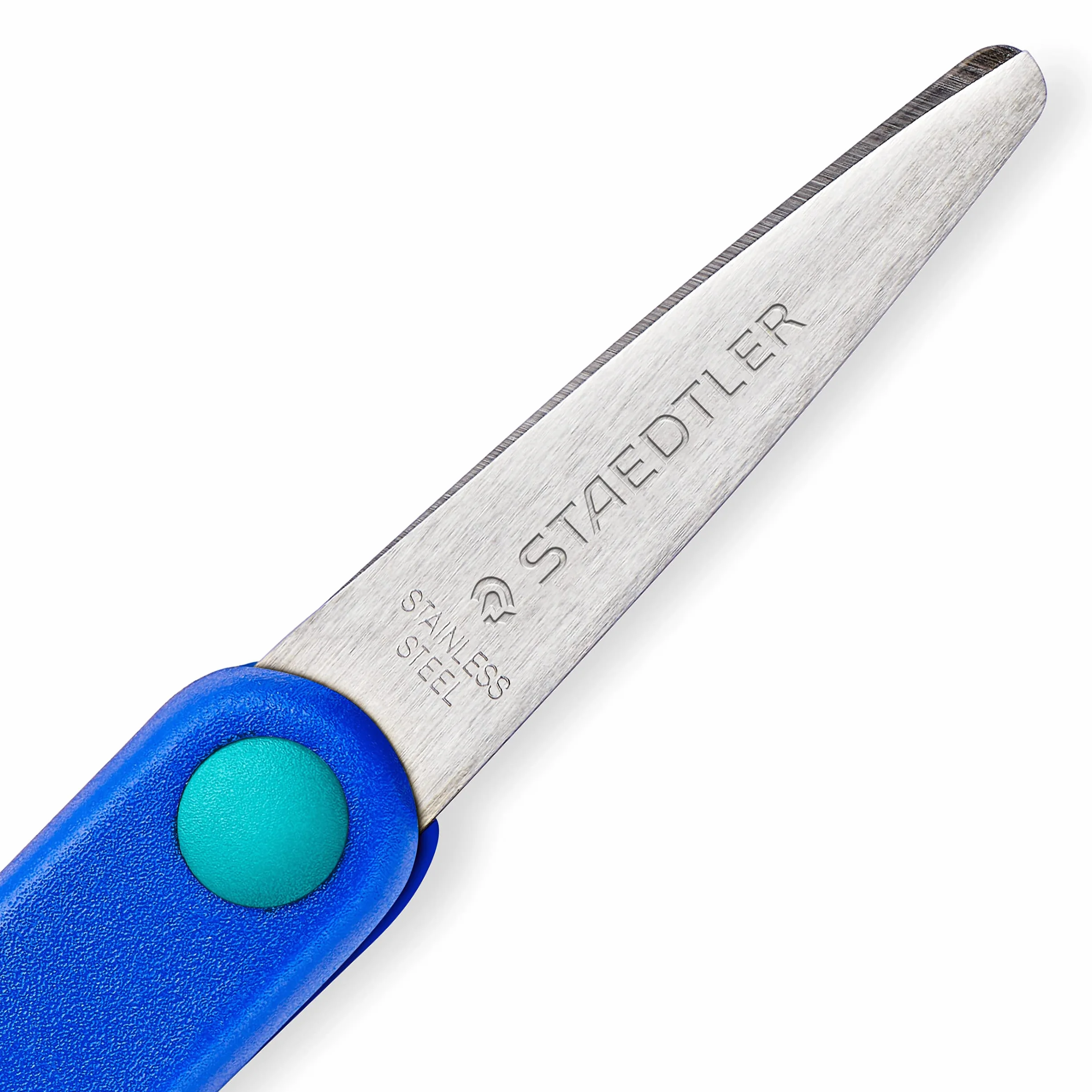 STAEDTLER, forbici per mancini con punte arrotondate e impugnatura ergonomica, perfette per bambini, 965 14LNBK