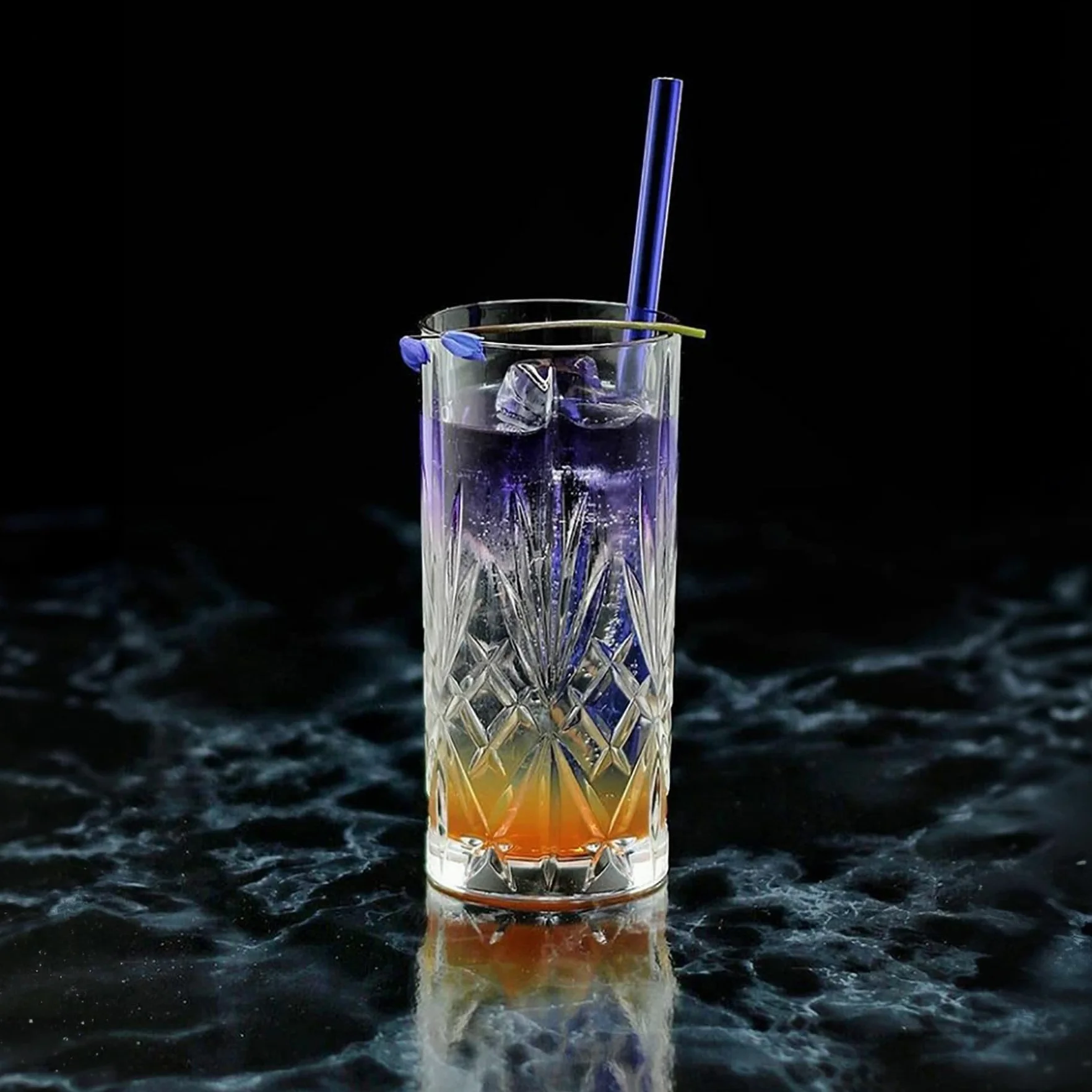 RCR Cristalleria Italiana Linea Melodia Bicchieri da Acqua e Cocktail in Vetro Set 6 Bicchieri Cristallo 36 Cl