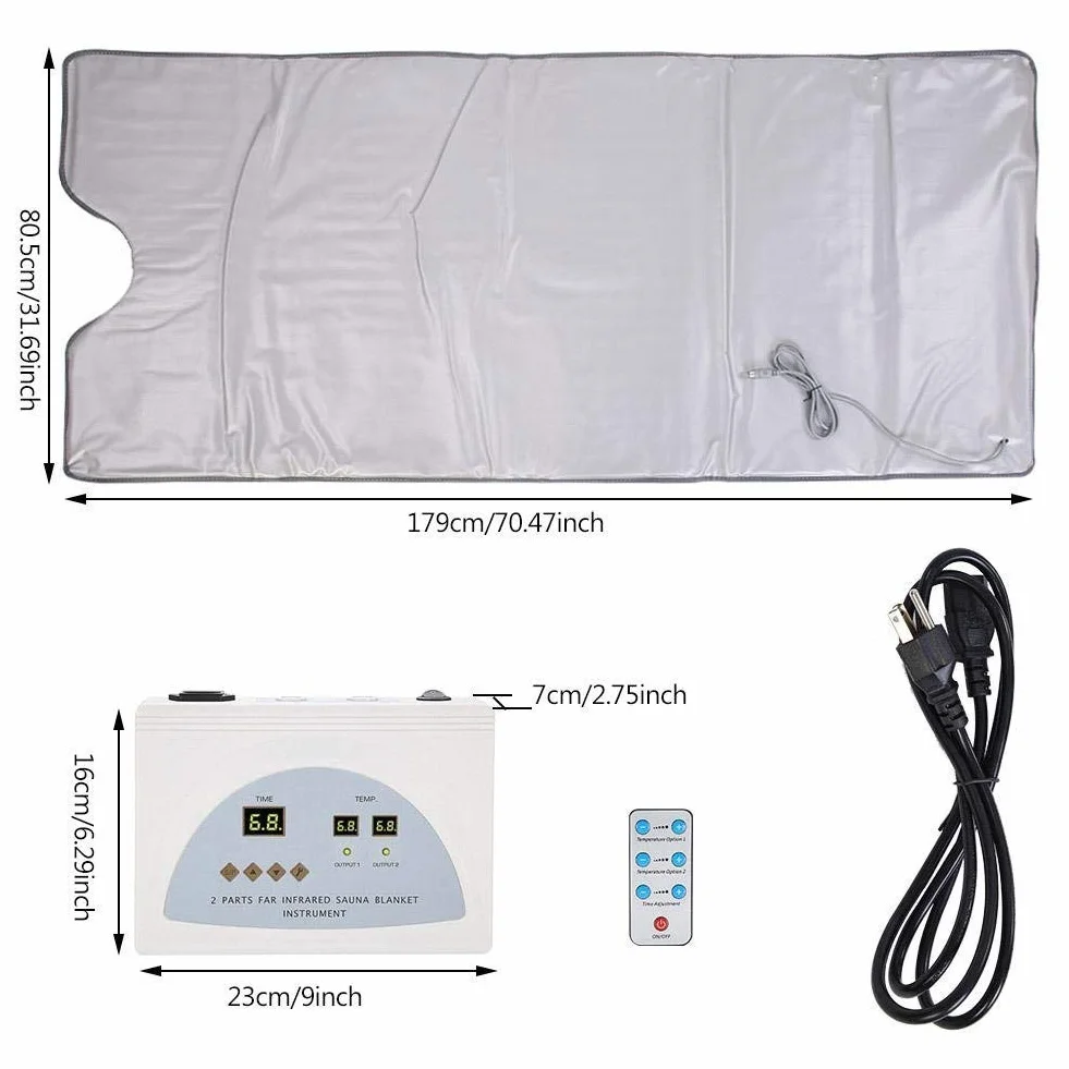 Oxford Coperta Vapore A Infrarossi Far-Infrared (Fir) Sauna per Home Spa con telecomando