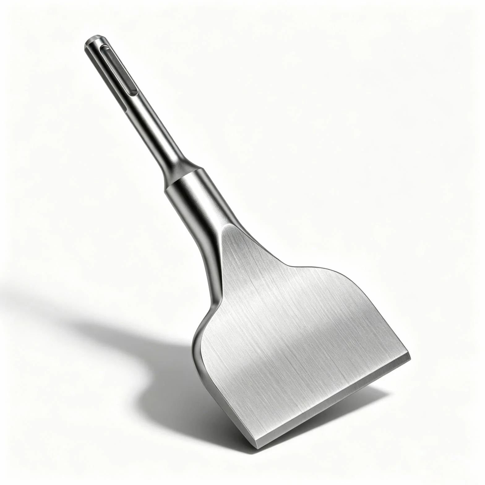 Scalpello SDS Plus, 160 x 75mm Scalpello per Piastrelle, Scalpello a Spatola, Scalpello Angolato Piegato, con Angolo di Lavoro di 15°, per Piastrelle, Ceramica, Granito