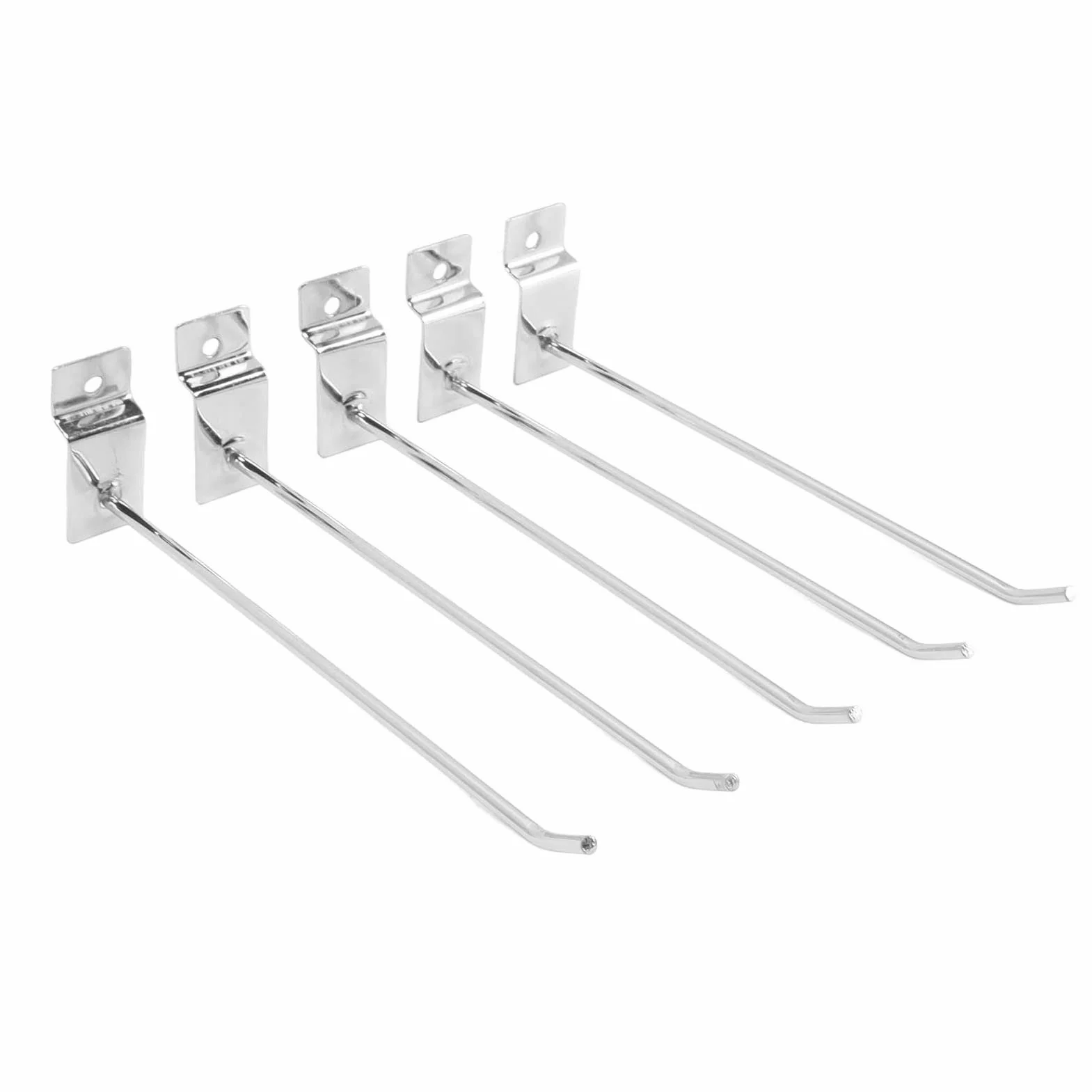 50 Pezzi 20cm Ganci per Pannello Dogato, Gancio per Display per Griglia in Metallo Forato Gancio per Scaffale per Supermercato per Esposizione Commerciale al Dettaglio