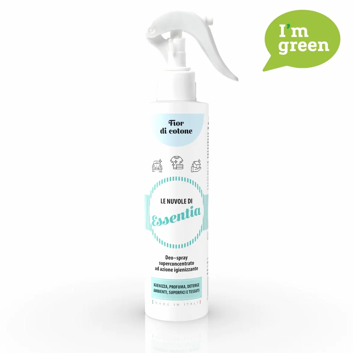 ESSENTIA Le Nuvole Profumo Igienizzante Spray Fior di Cotone 250 ml