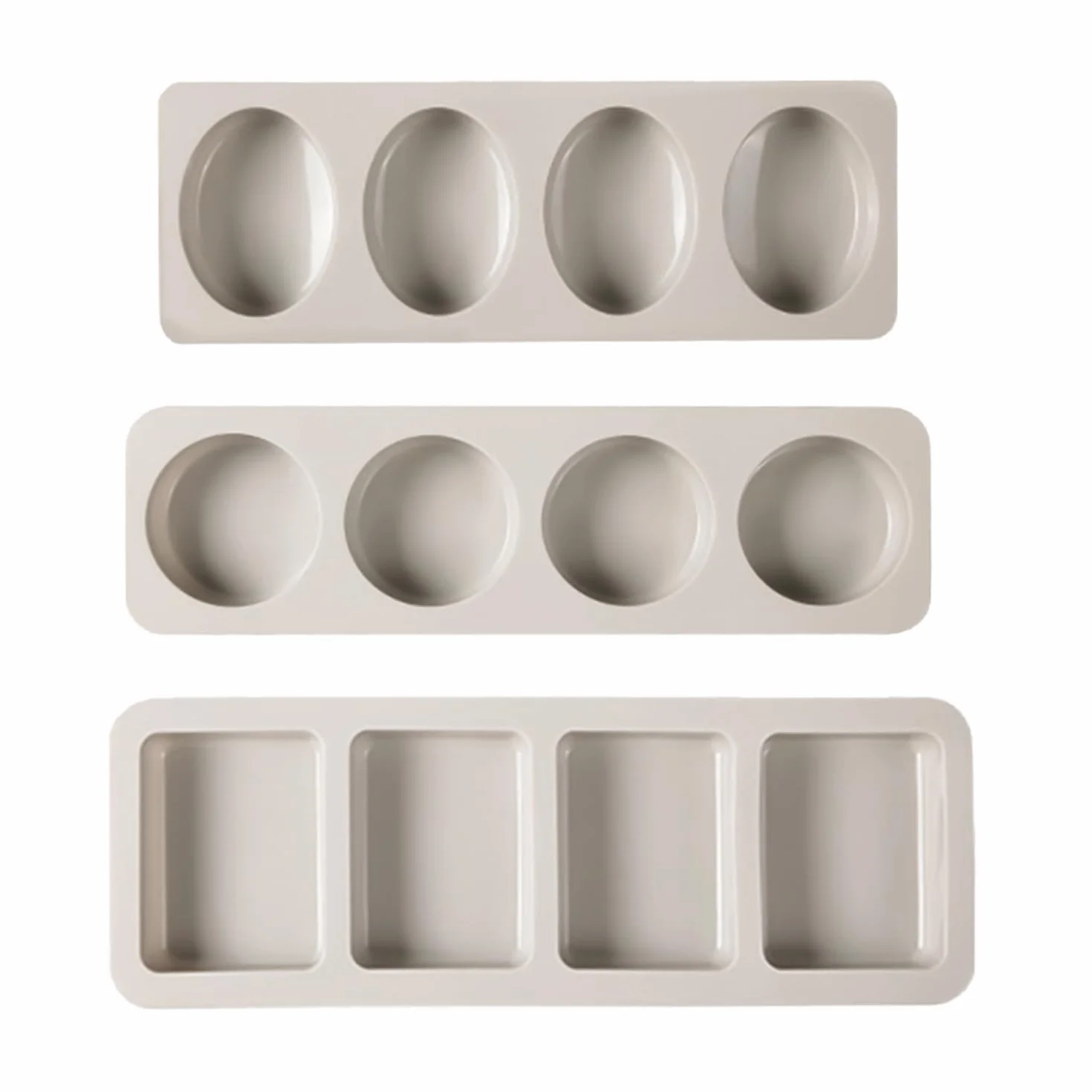 3 Pezzi Stampi In Silicone Geometrici Stampi Per Sapone Stampi Per Candele Stampi Per Cottura Accessori Artigianali Fai Da Te