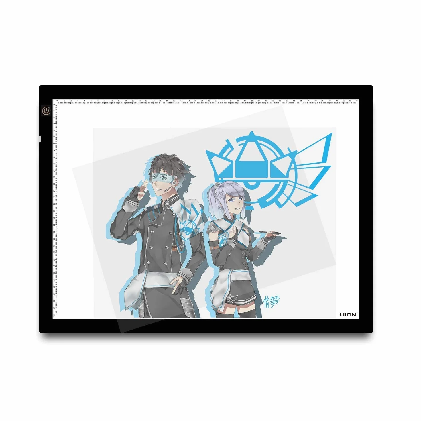 HUION Tavoletta Grafica A3 Scatola Luminosa a Binario a LED Super Luminoso con Funzione di Luminosità Regolabile Scatola Luminosa per Artigianato Tracciamento Animazione Disegno Schizzo Calligrafia