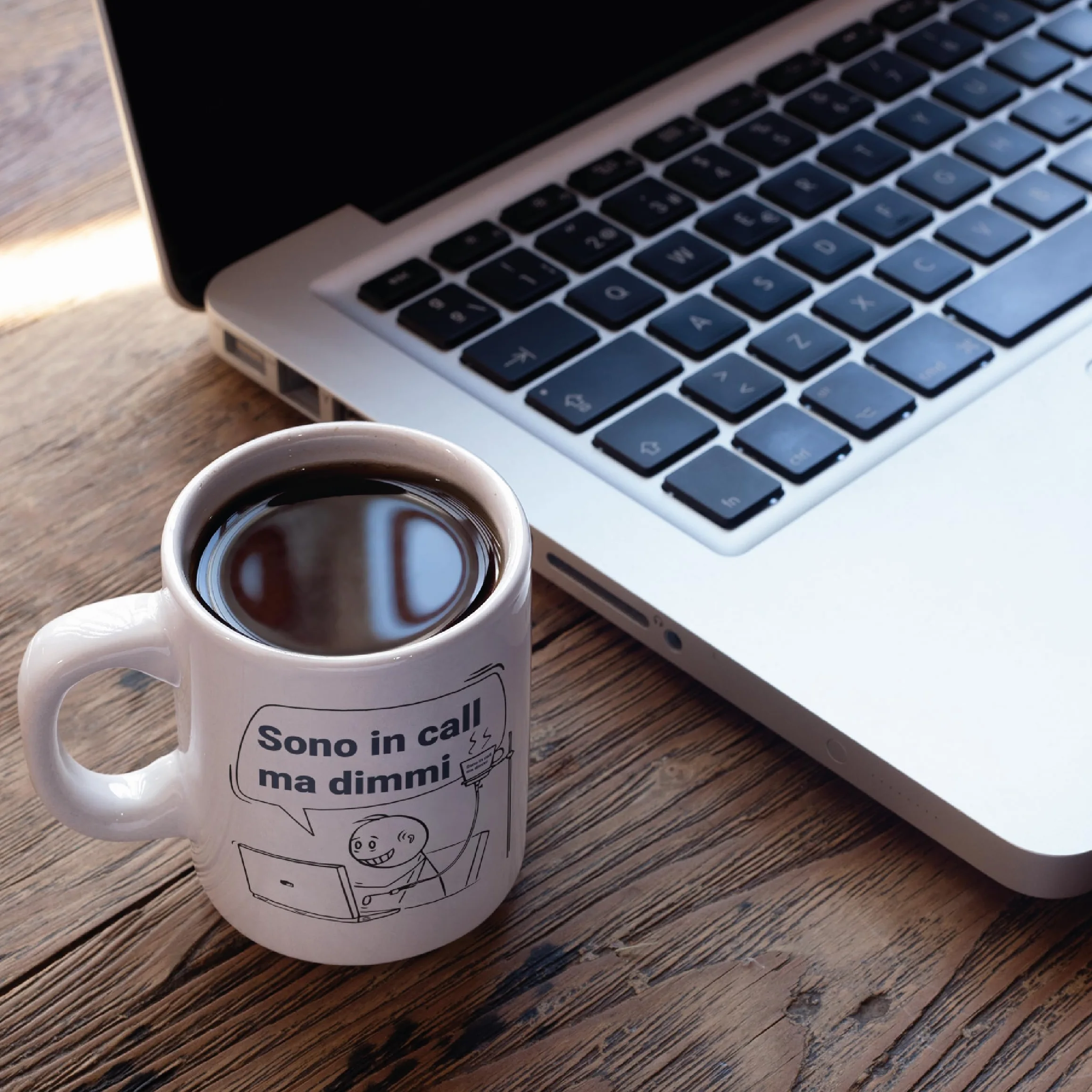 Gesar Tazza Divertente da Ufficio "Sono in Call ma Dimmi" - Idee Regali Originali per Uomo e Donna