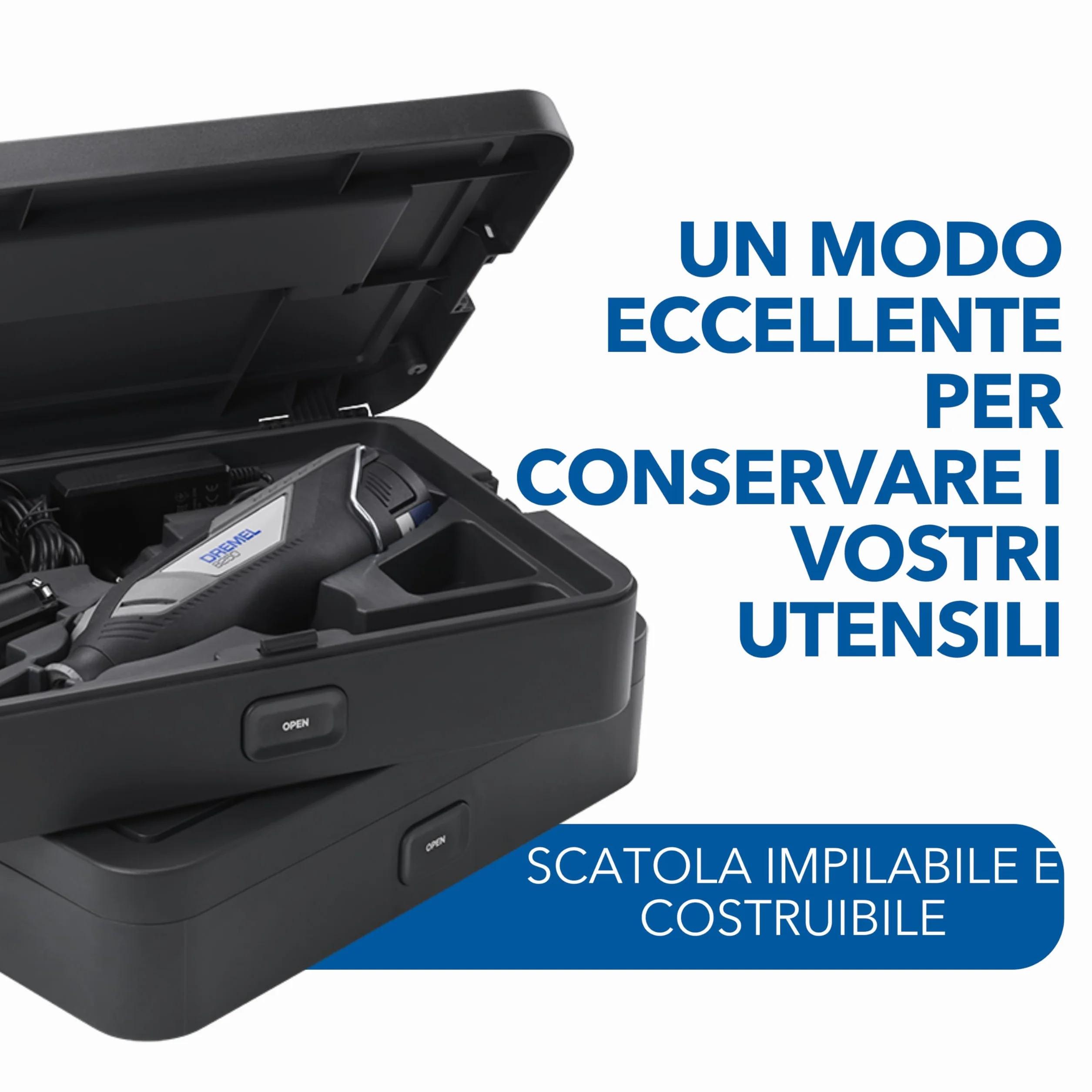 Dremel 8250 Multifunzione Rotativo Senza Fili 12V Brushless 5.000-30.000 giri/min con 65 Accessori e 2 Batterie